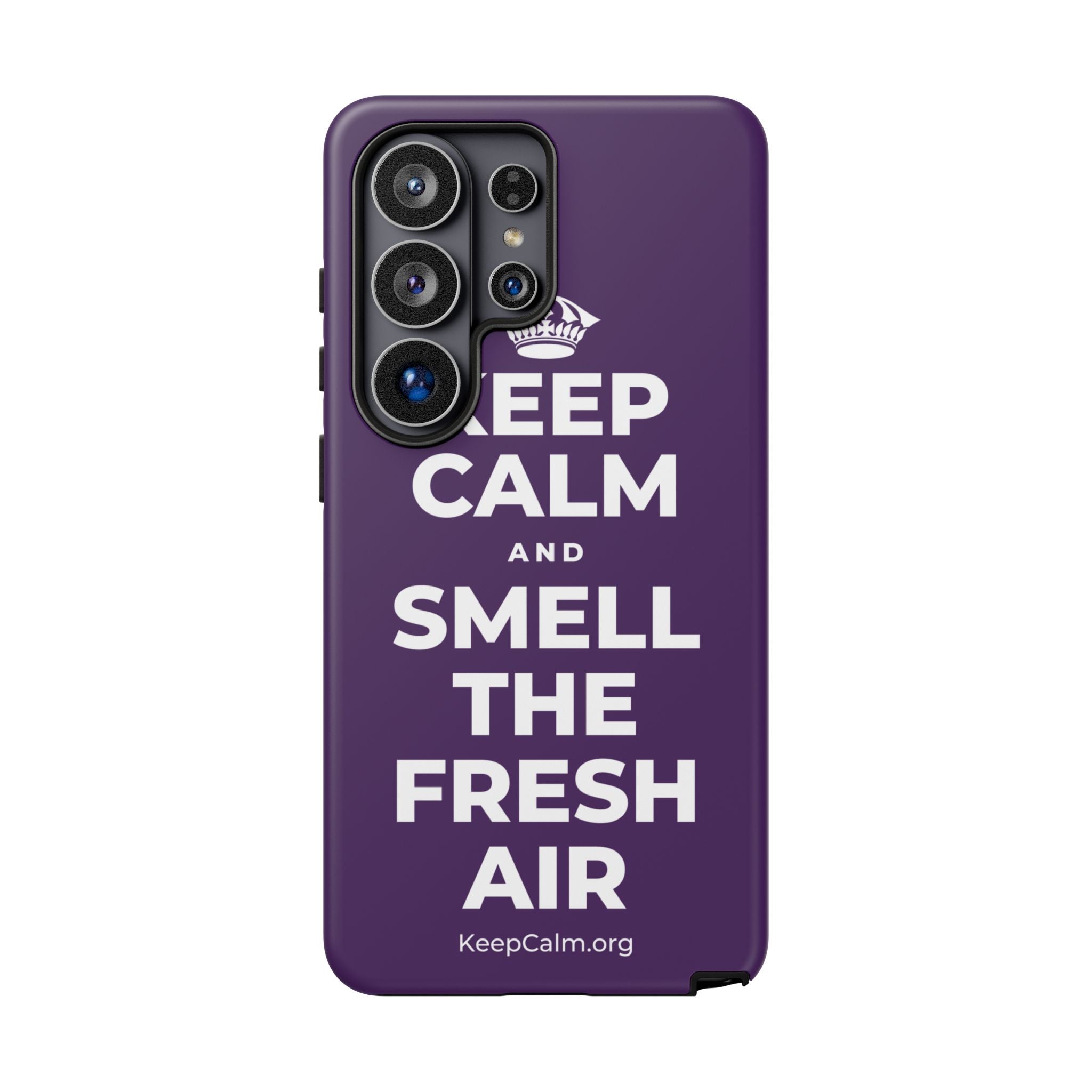 KEEP CALM AND SMELL THE FRESH AIR Phone Case