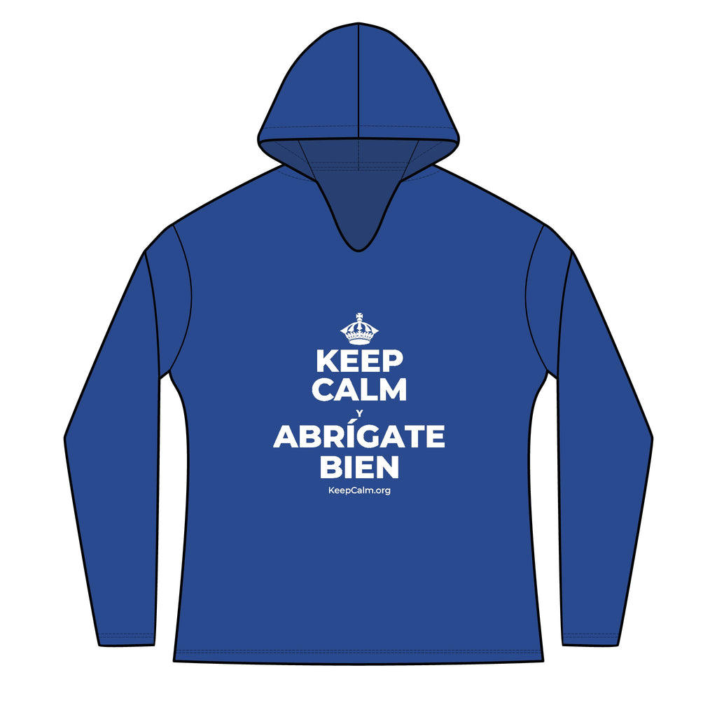 KEEP CALM Y ABRÍGATE BIEN Women's Long Sleeve Hoodie