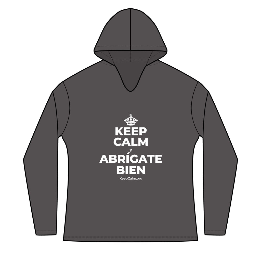 KEEP CALM Y ABRÍGATE BIEN Women's Long Sleeve Hoodie
