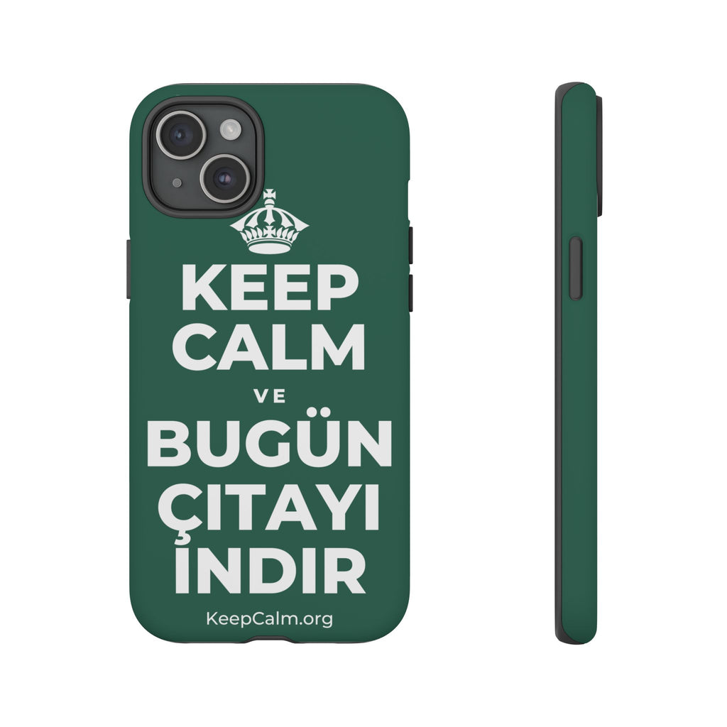 KEEP CALM VE BUGÜN ÇITAYI INDIR Phone Case