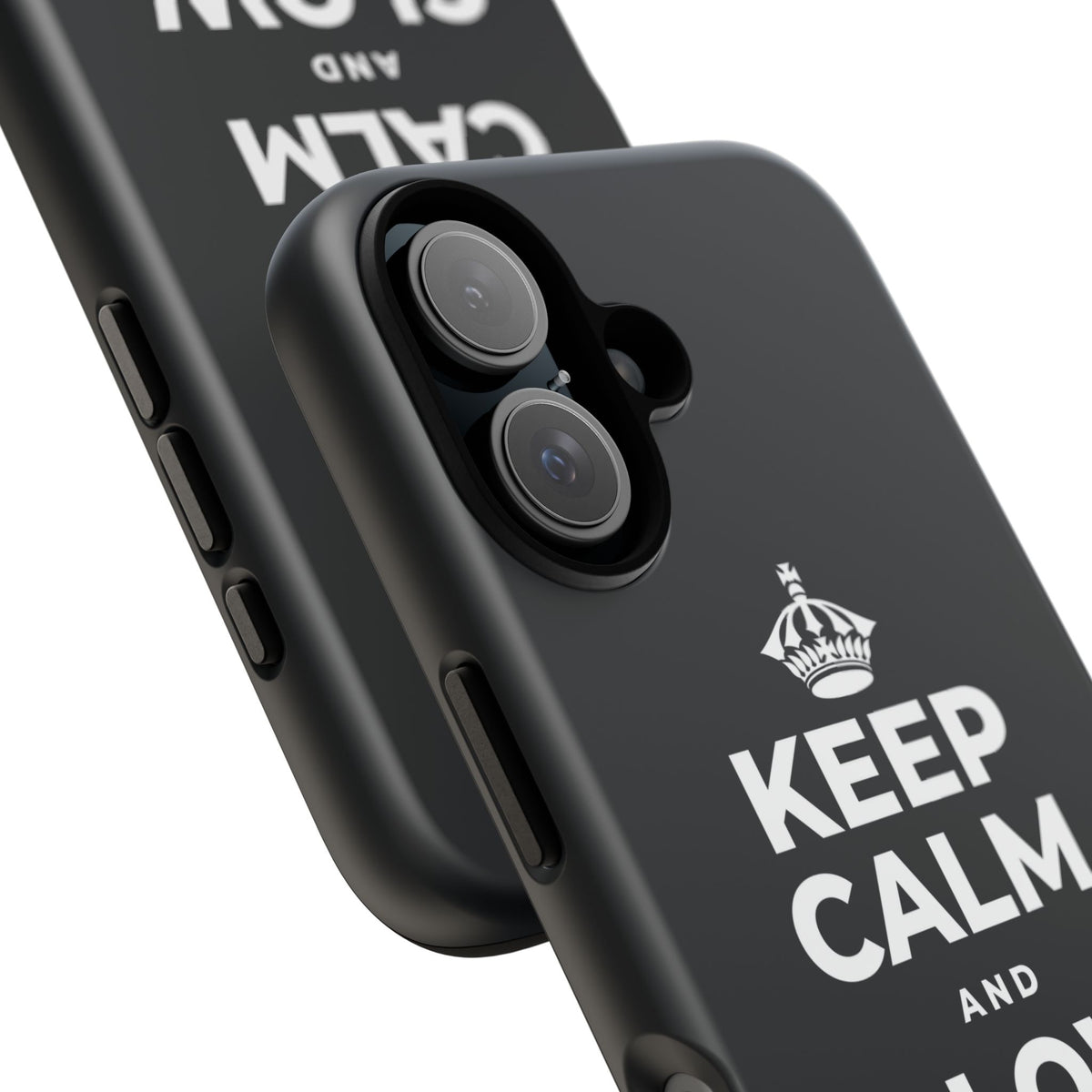 KEEP CALM AND GLOW TOGETHER Phone Case (Dark)