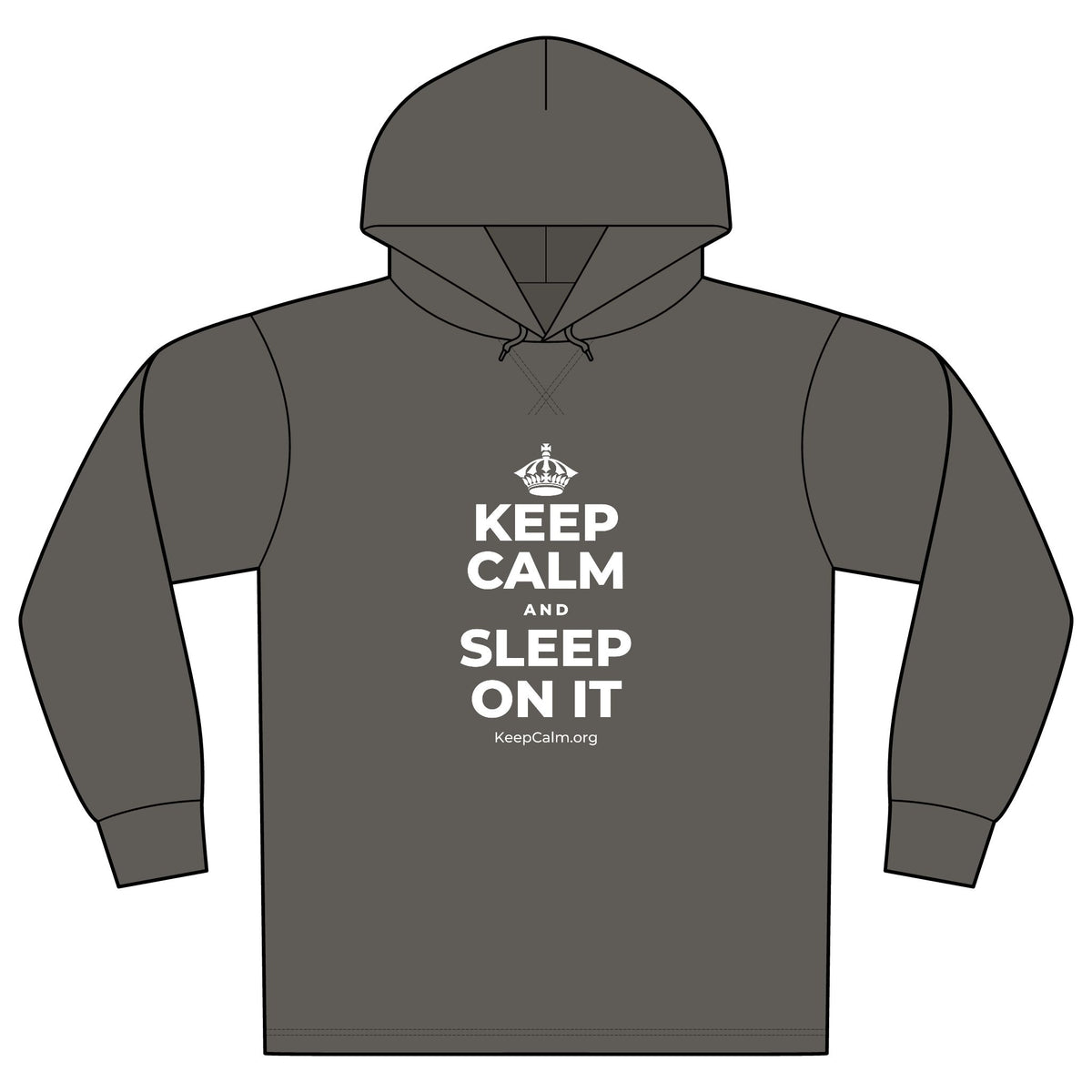 KEEP CALM AND SLEEP ON IT Organic Hoodie Tee