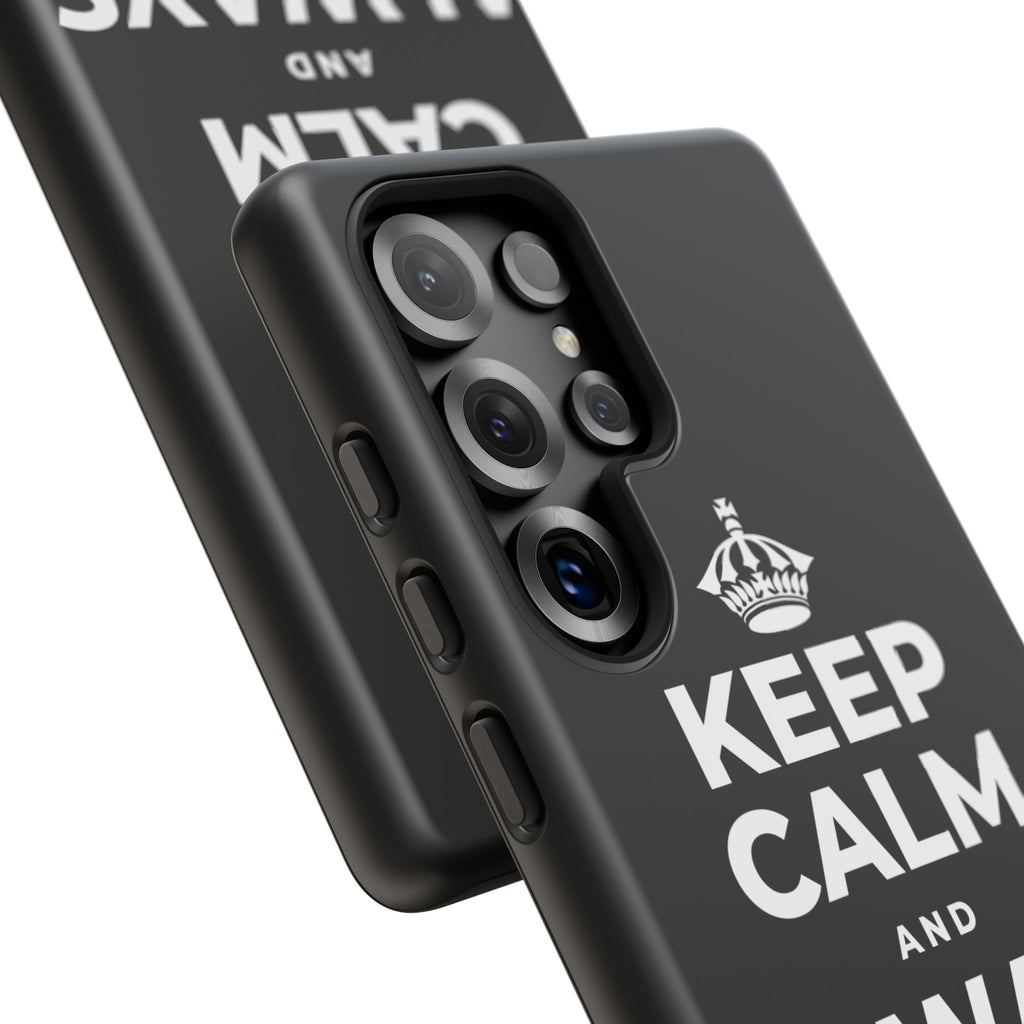 KEEP CALM AND ALWAYS BE 🦇MAN Phone Case