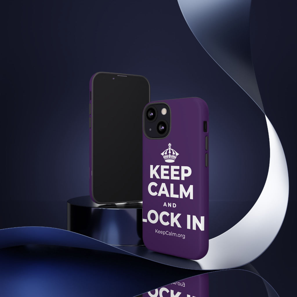 KEEP CALM AND LOCK IN Phone Case