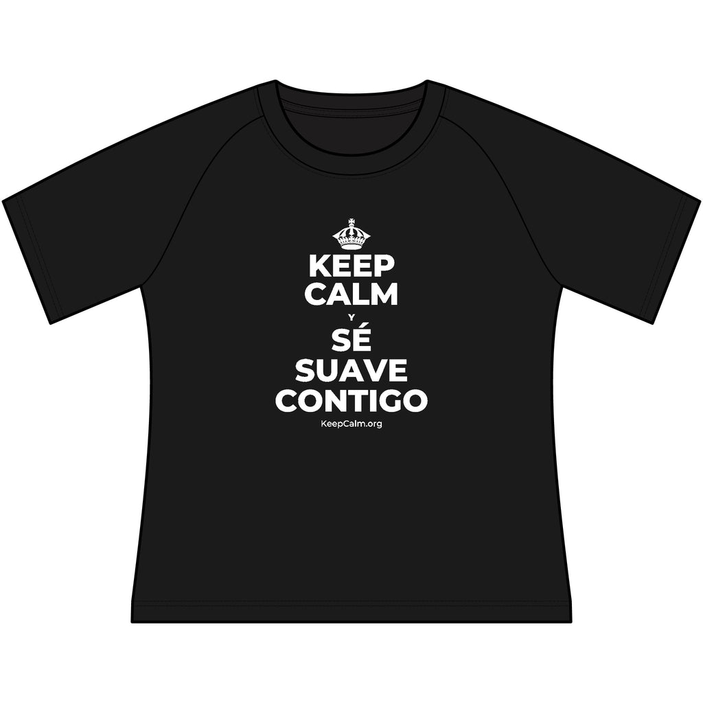 KEEP CALM Y SÉ SUAVE CONTIGO Women's Raglan Tee