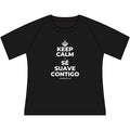 KEEP CALM Y SÉ SUAVE CONTIGO Women's Raglan Tee