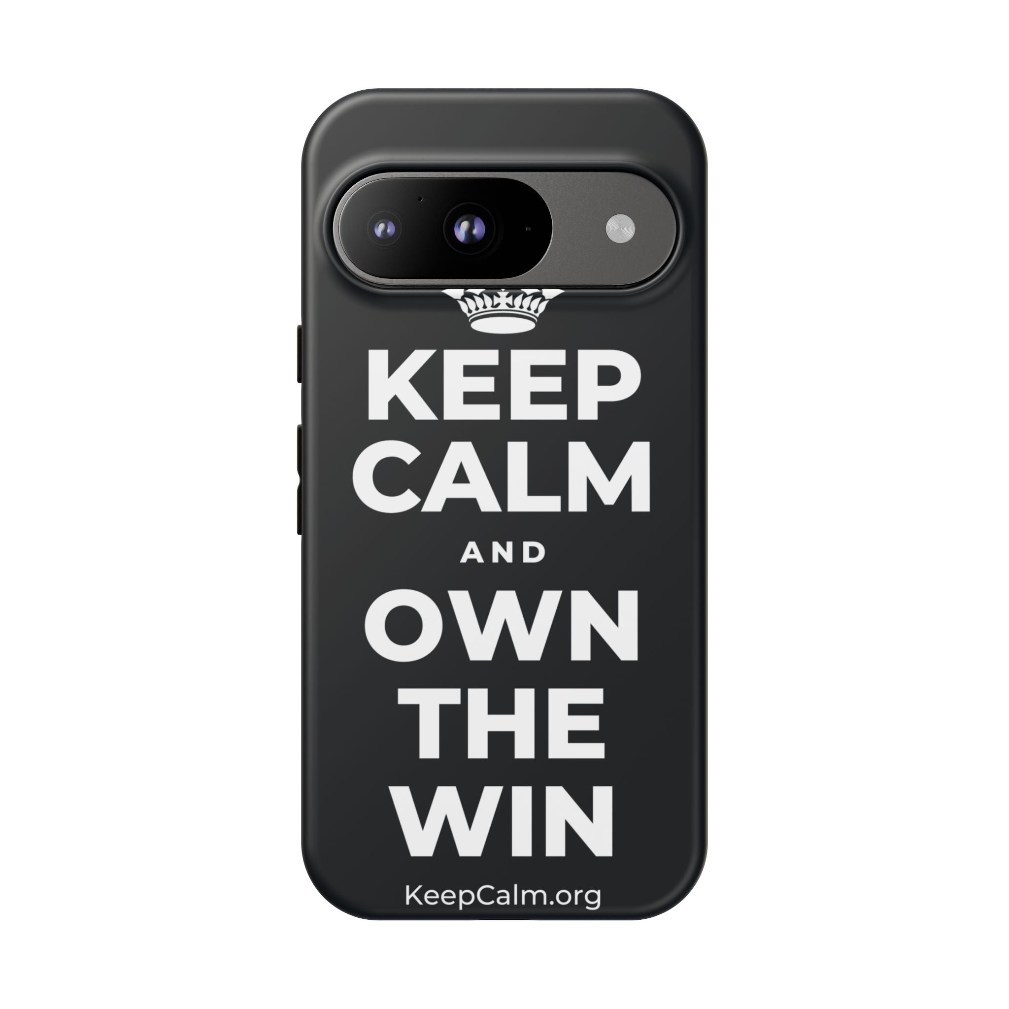KEEP CALM AND OWN THE WIN Phone Case (Dark)