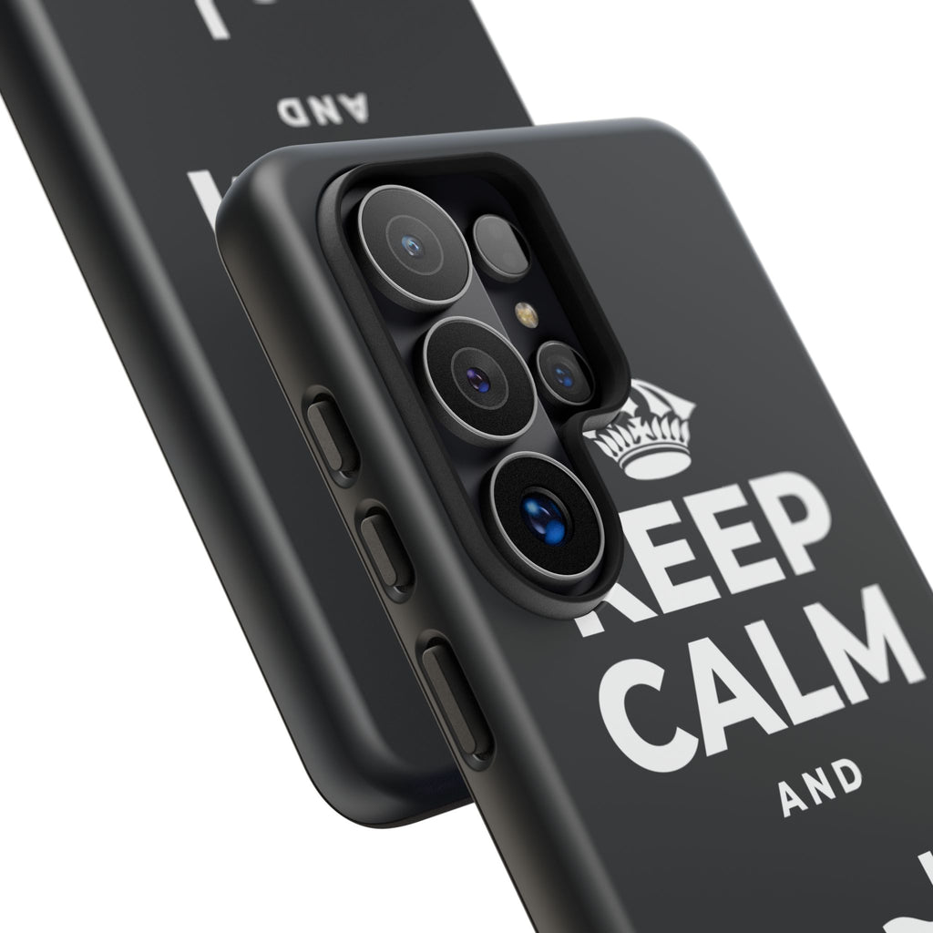 KEEP CALM AND احمِ سلامك Phone Case (Dark)
