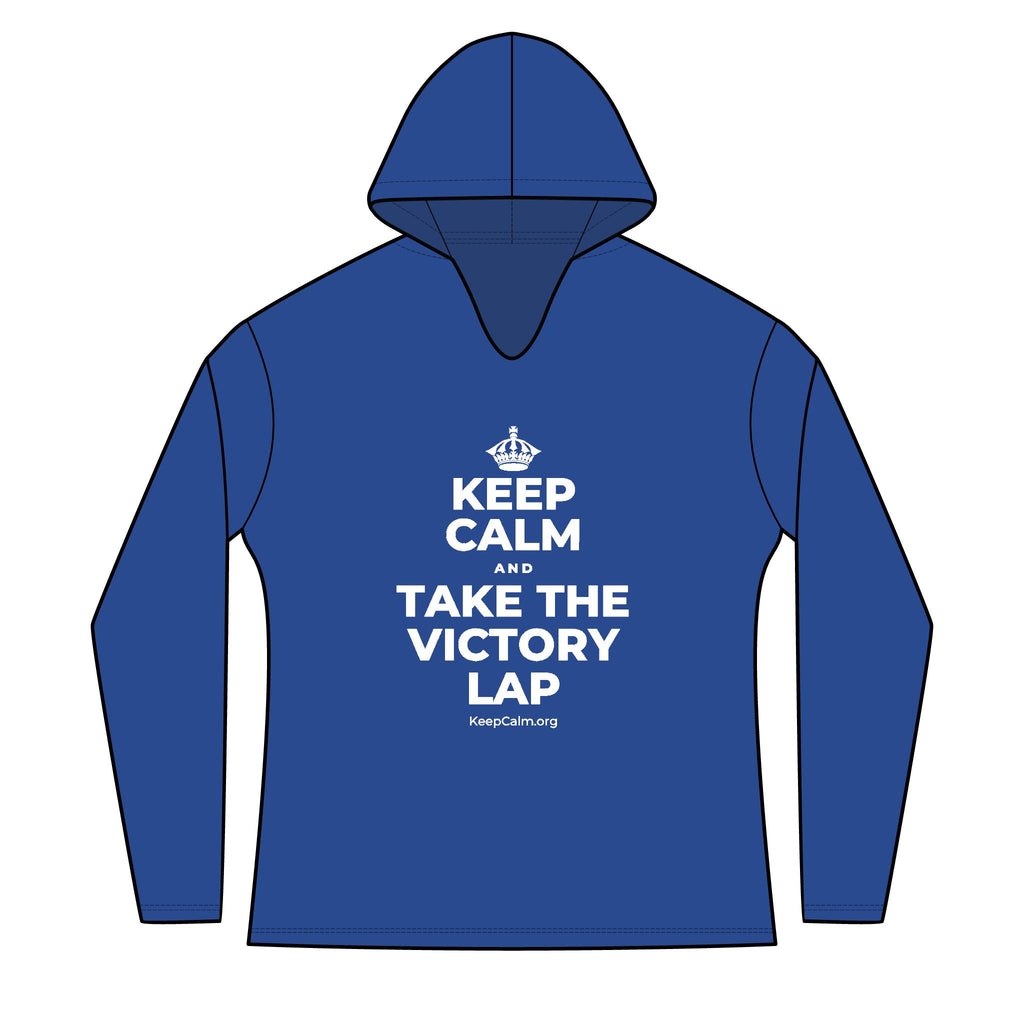 KEEP CALM AND TAKE THE VICTORY LAP Women's Long Sleeve Hoodie