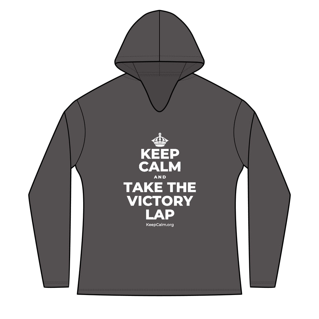 KEEP CALM AND TAKE THE VICTORY LAP Women's Long Sleeve Hoodie