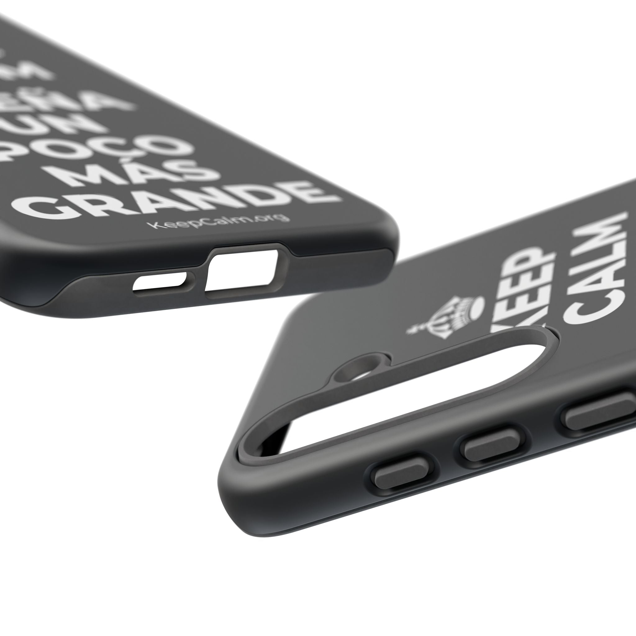 KEEP CALM Y SUEÑA UN POCO MÁS GRANDE Phone Case (Dark)