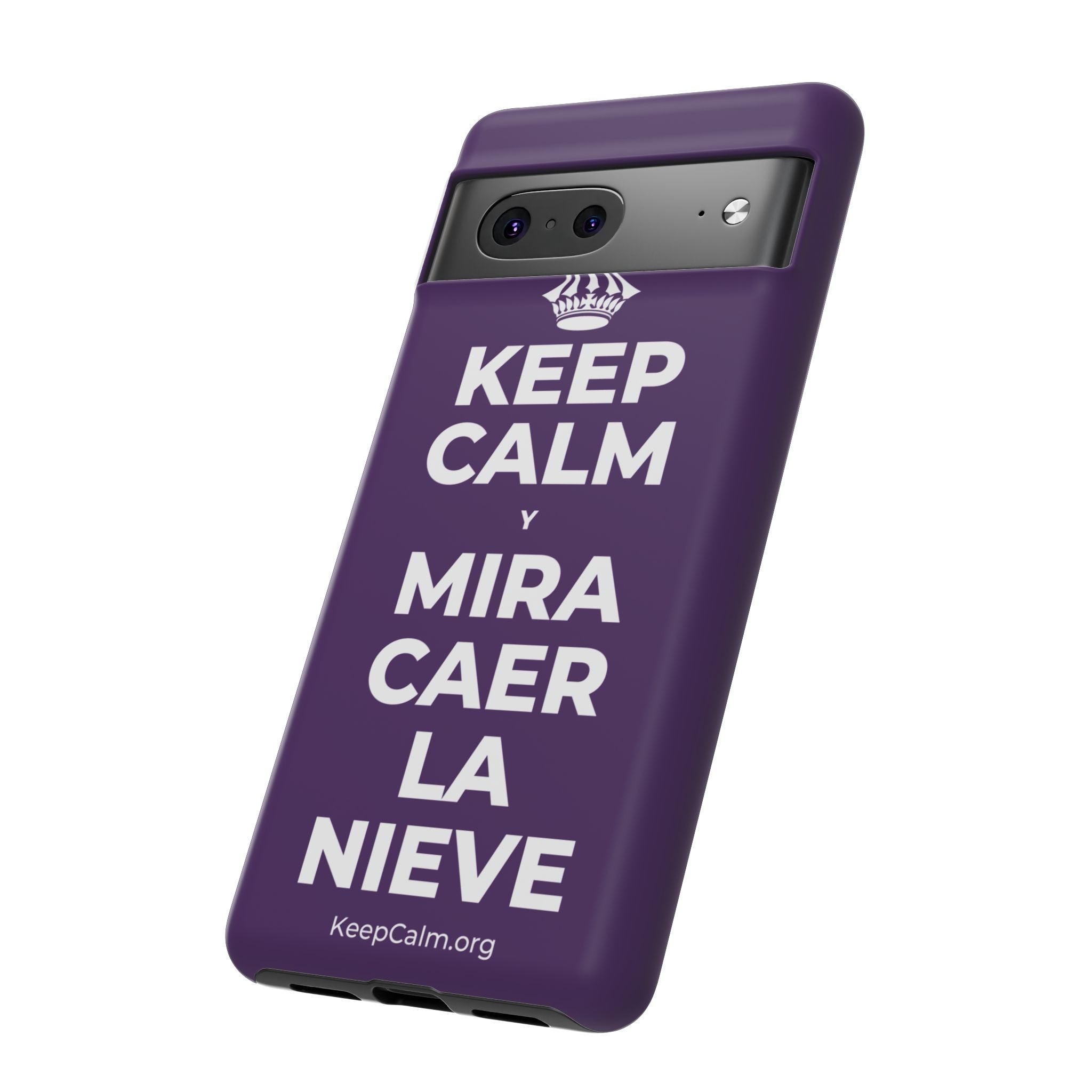 KEEP CALM Y MIRA CAER LA NIEVE Phone Case