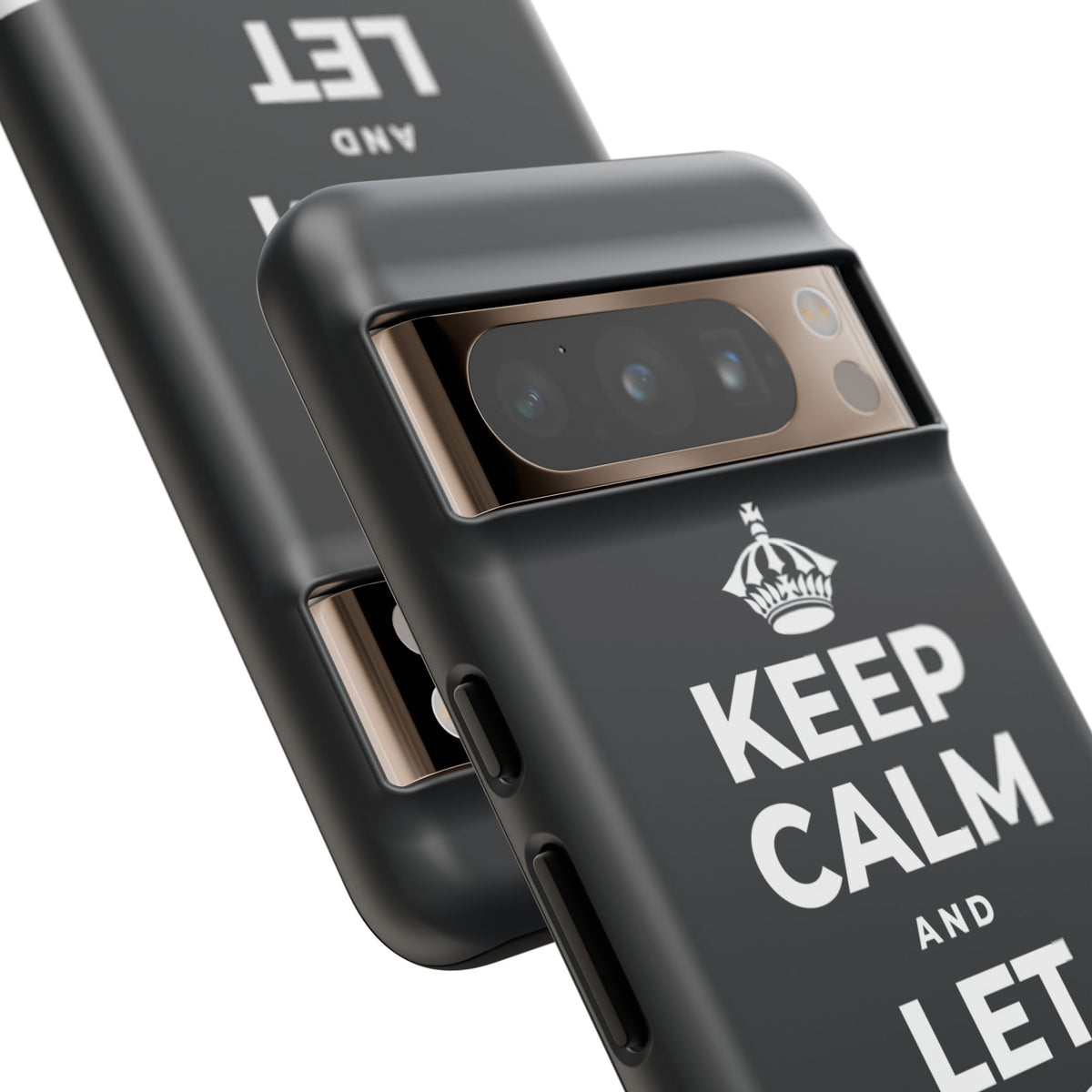 KEEP CALM AND LET YOURSELF ENJOY IT Phone Case (Dark)