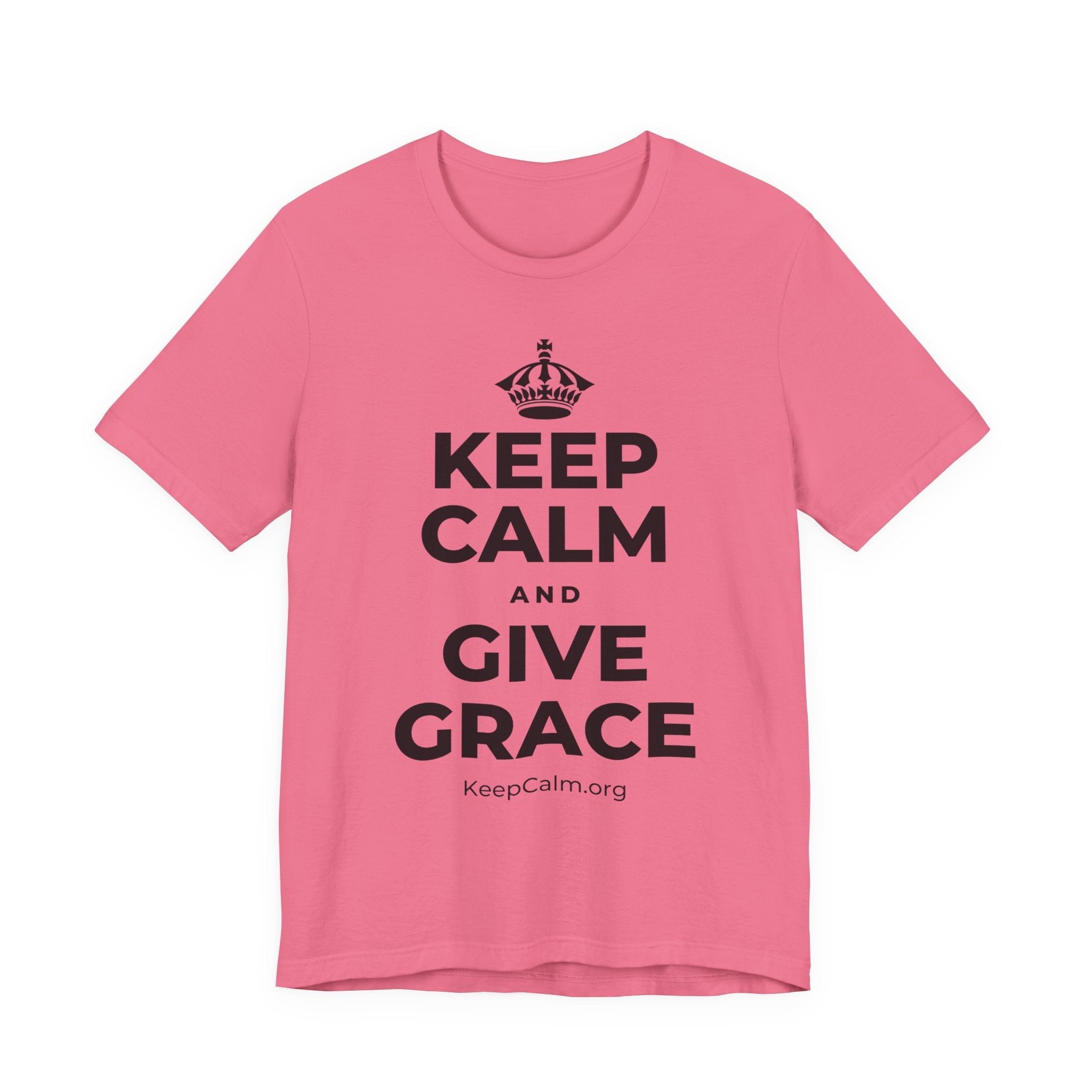 KEEP CALM AND GIVE GRACE T-Shirt (Military Green–Autumn)