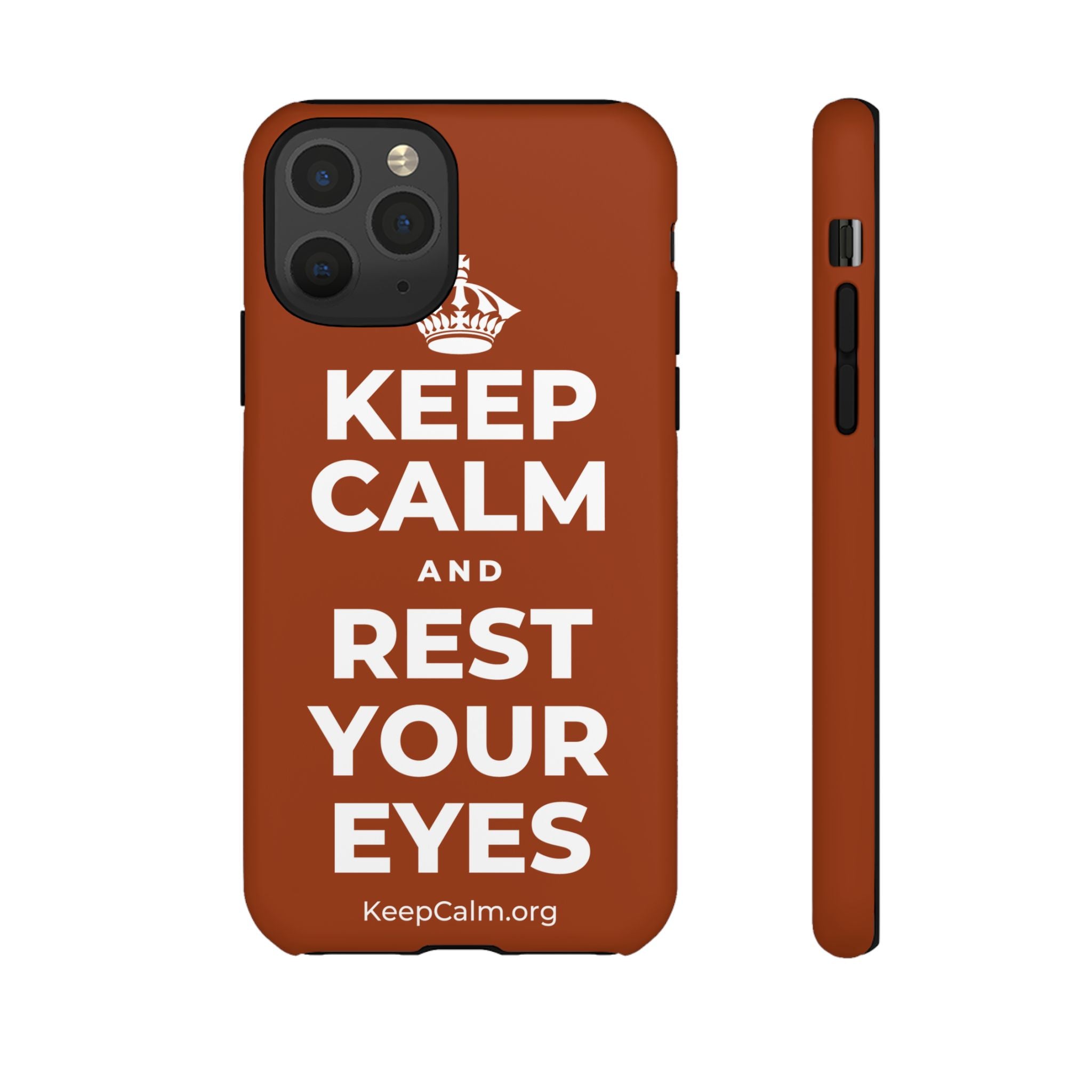 KEEP CALM AND REST YOUR EYES Phone Case