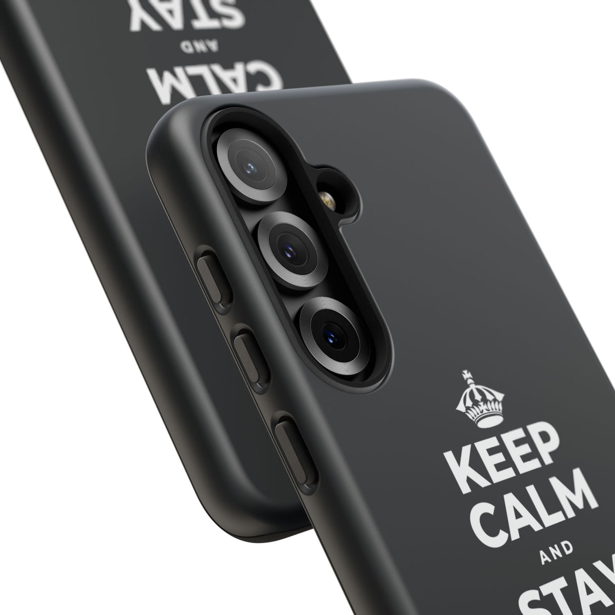 KEEP CALM AND STAY UNBOTHERED Phone Case (Dark)