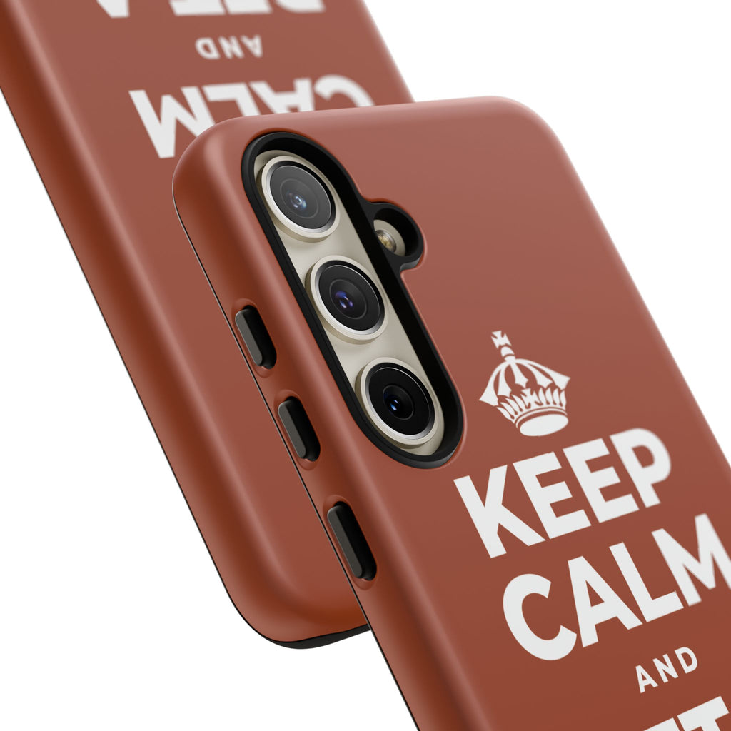 KEEP CALM AND PET A DOG Phone Case