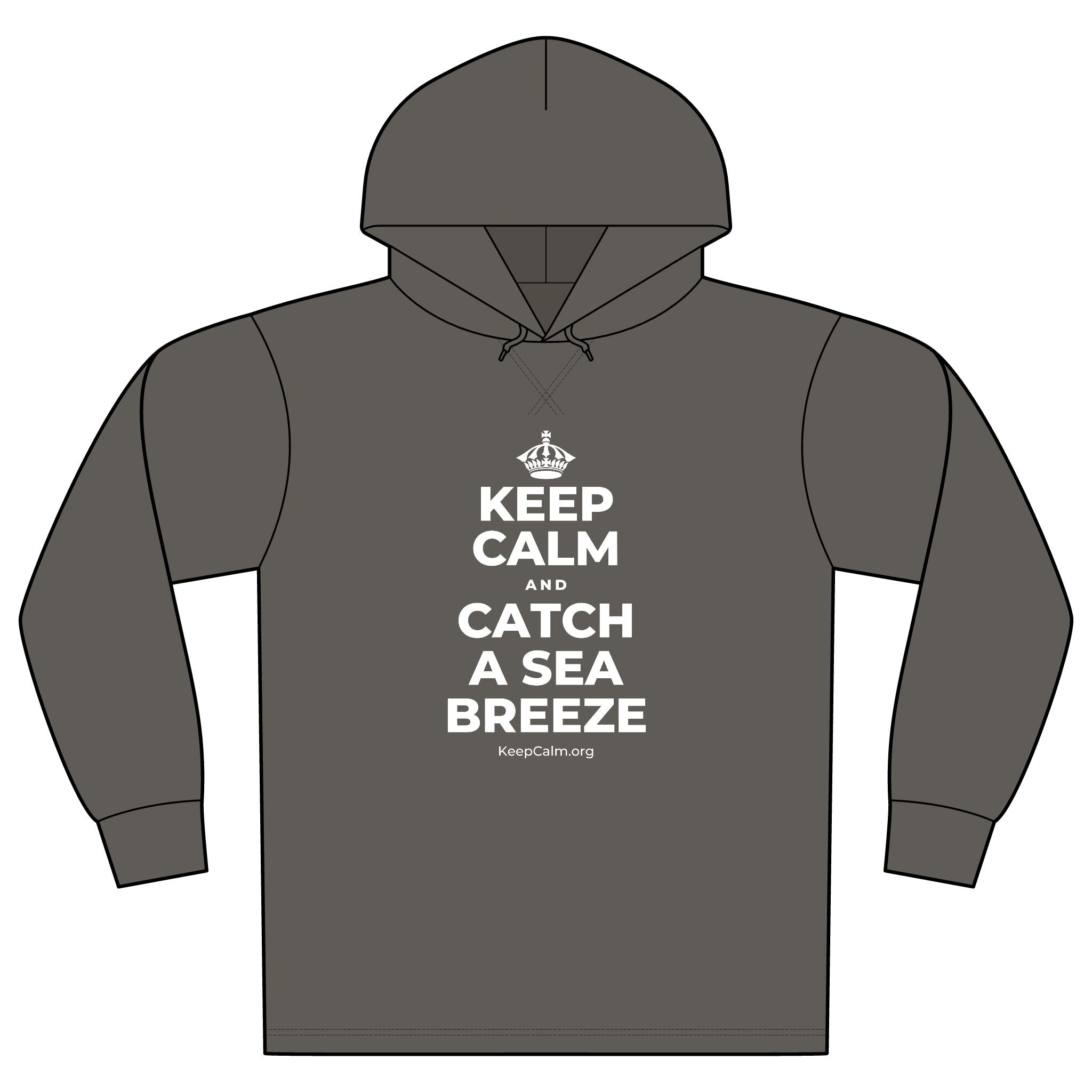 KEEP CALM AND CATCH A SEA BREEZE Organic Hoodie Tee