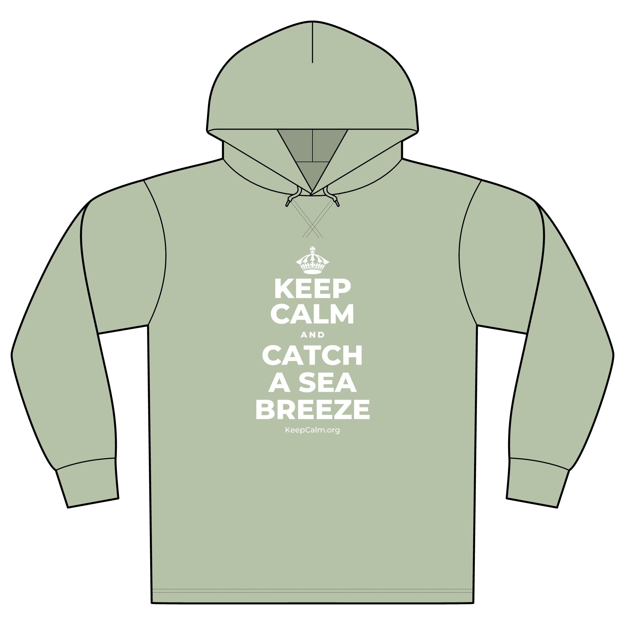 KEEP CALM AND CATCH A SEA BREEZE Organic Hoodie Tee