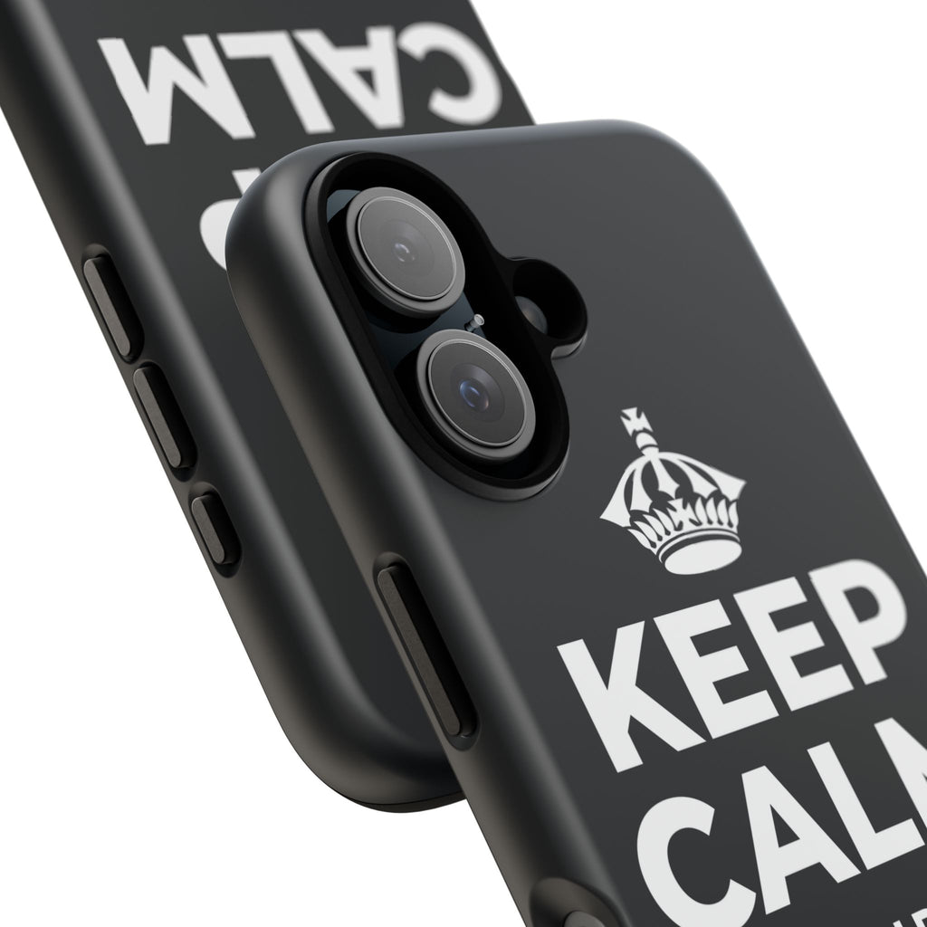 KEEP CALM AND SHINE Phone Case (Dark)