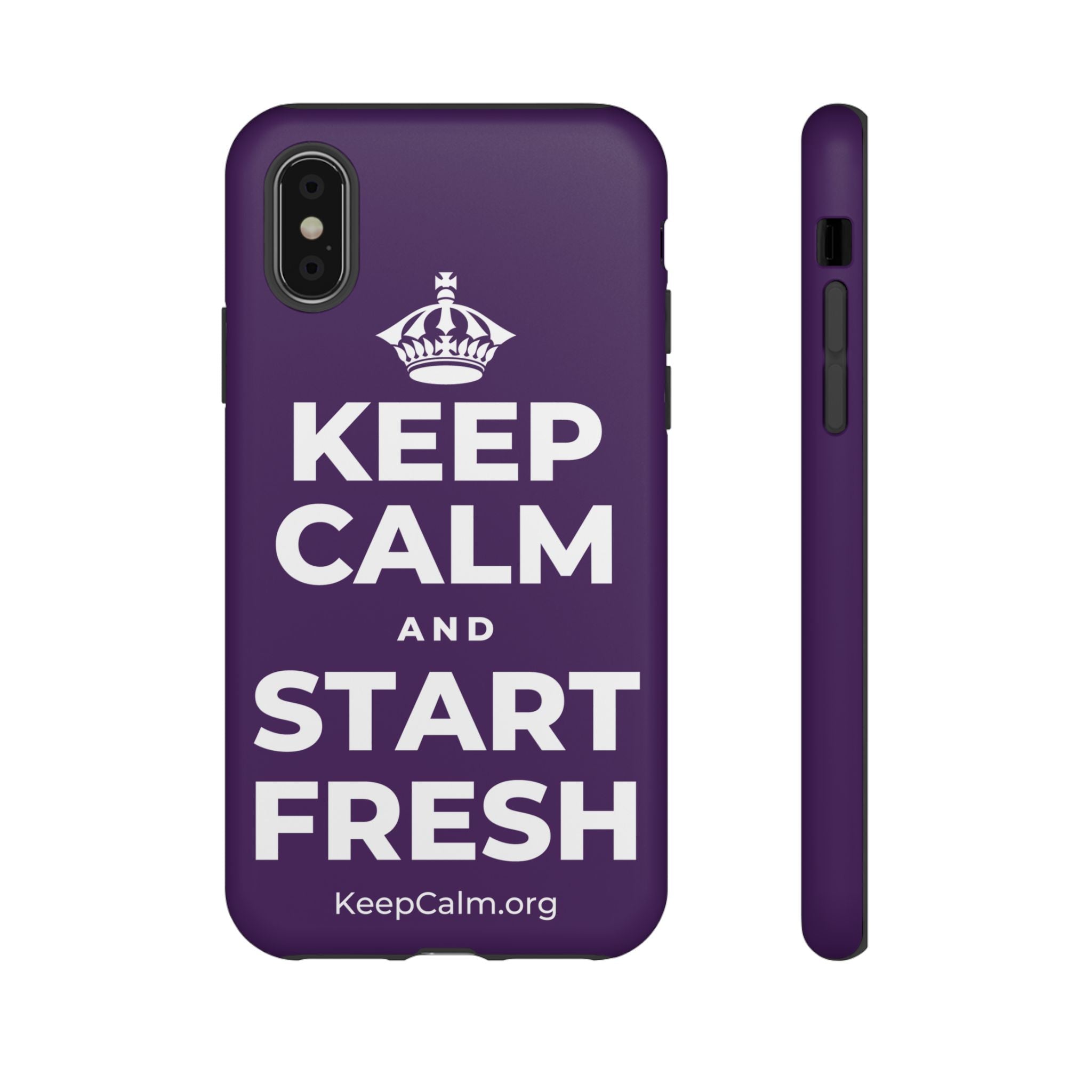 KEEP CALM AND START FRESH Phone Case