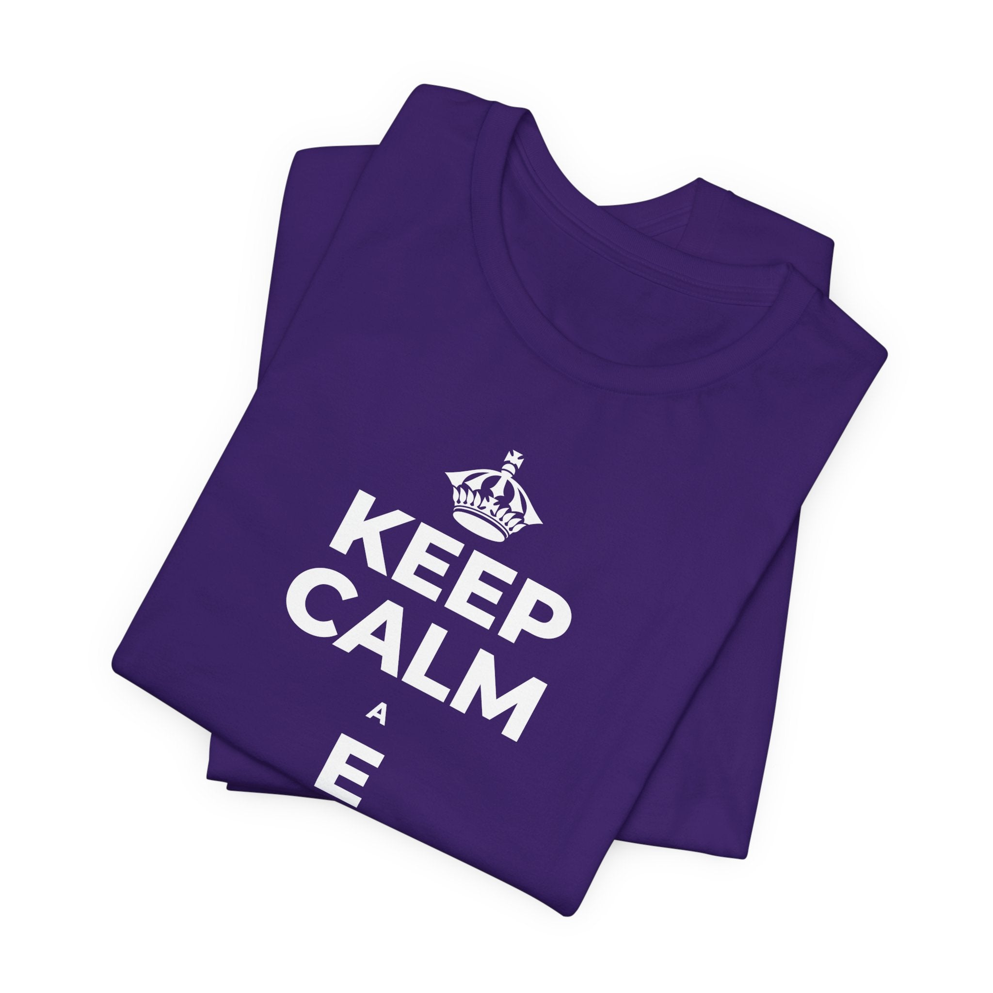 KEEP CALM A E AKAHAI, I NĀ WĀ A PAU T-Shirt (Soft Cream–Heather Mauve)
