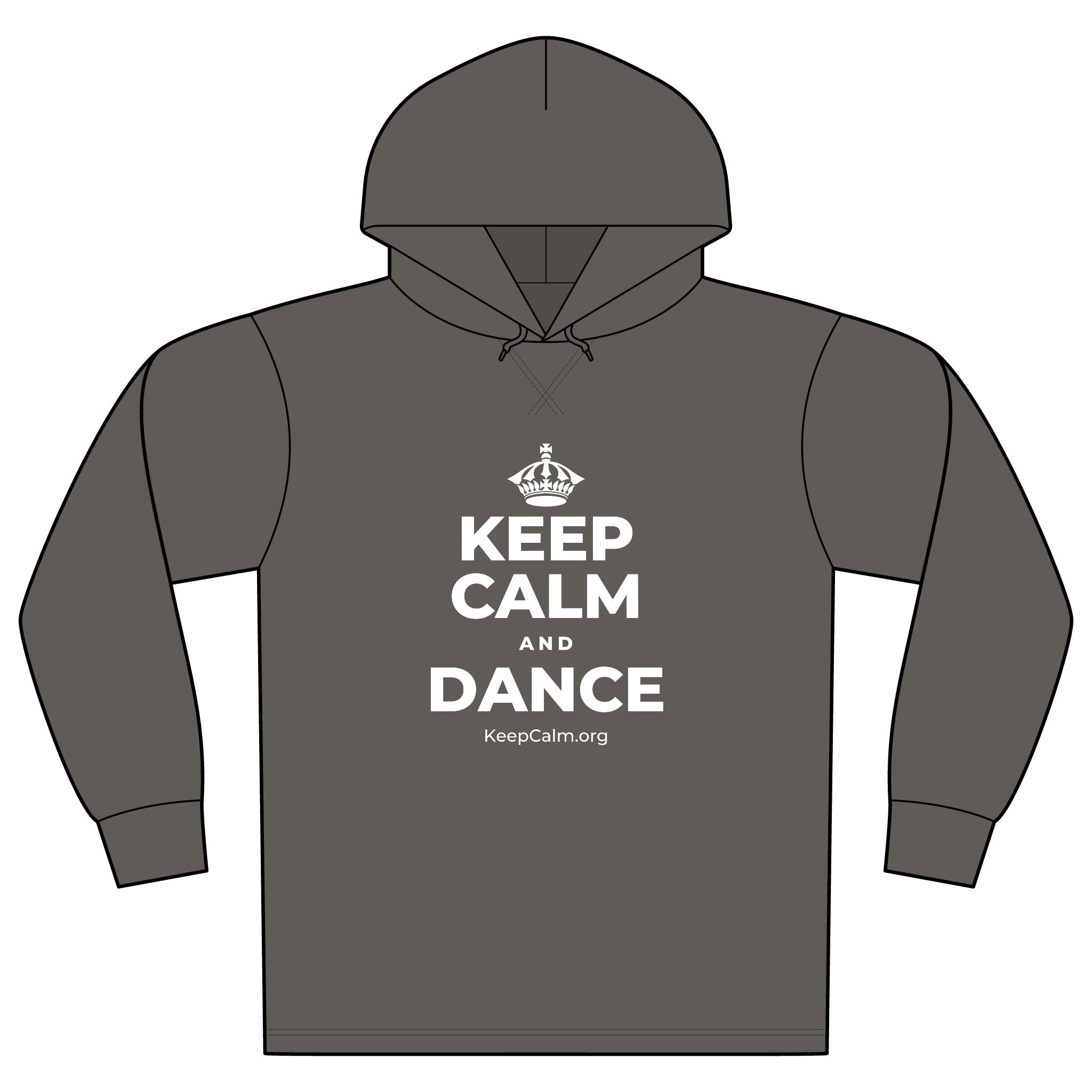 KEEP CALM AND DANCE Organic Hoodie Tee
