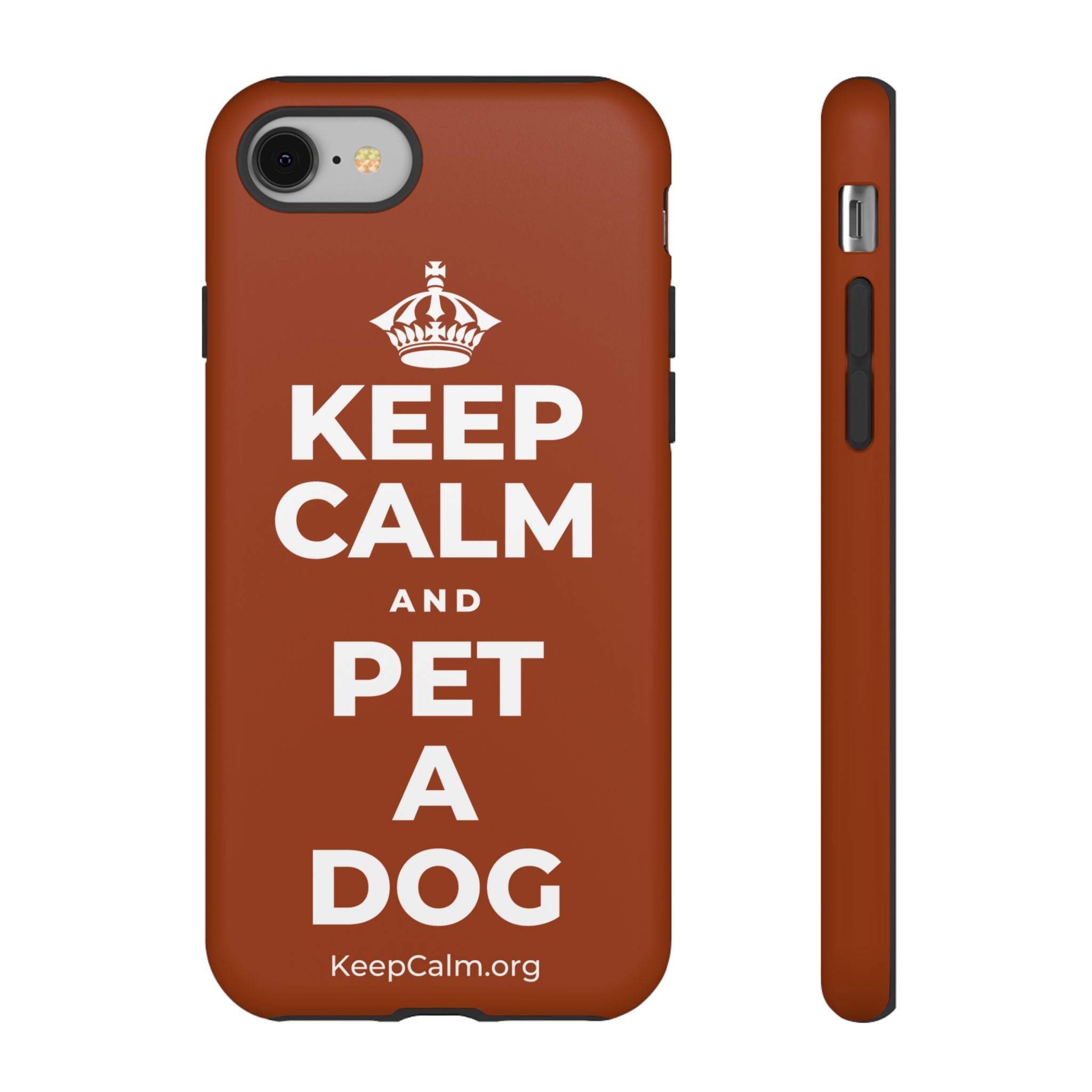KEEP CALM AND PET A DOG Phone Case