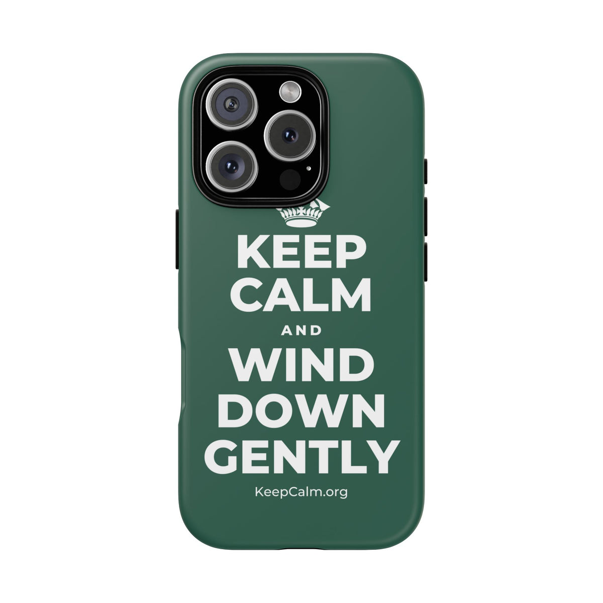 KEEP CALM AND WIND DOWN GENTLY Phone Case