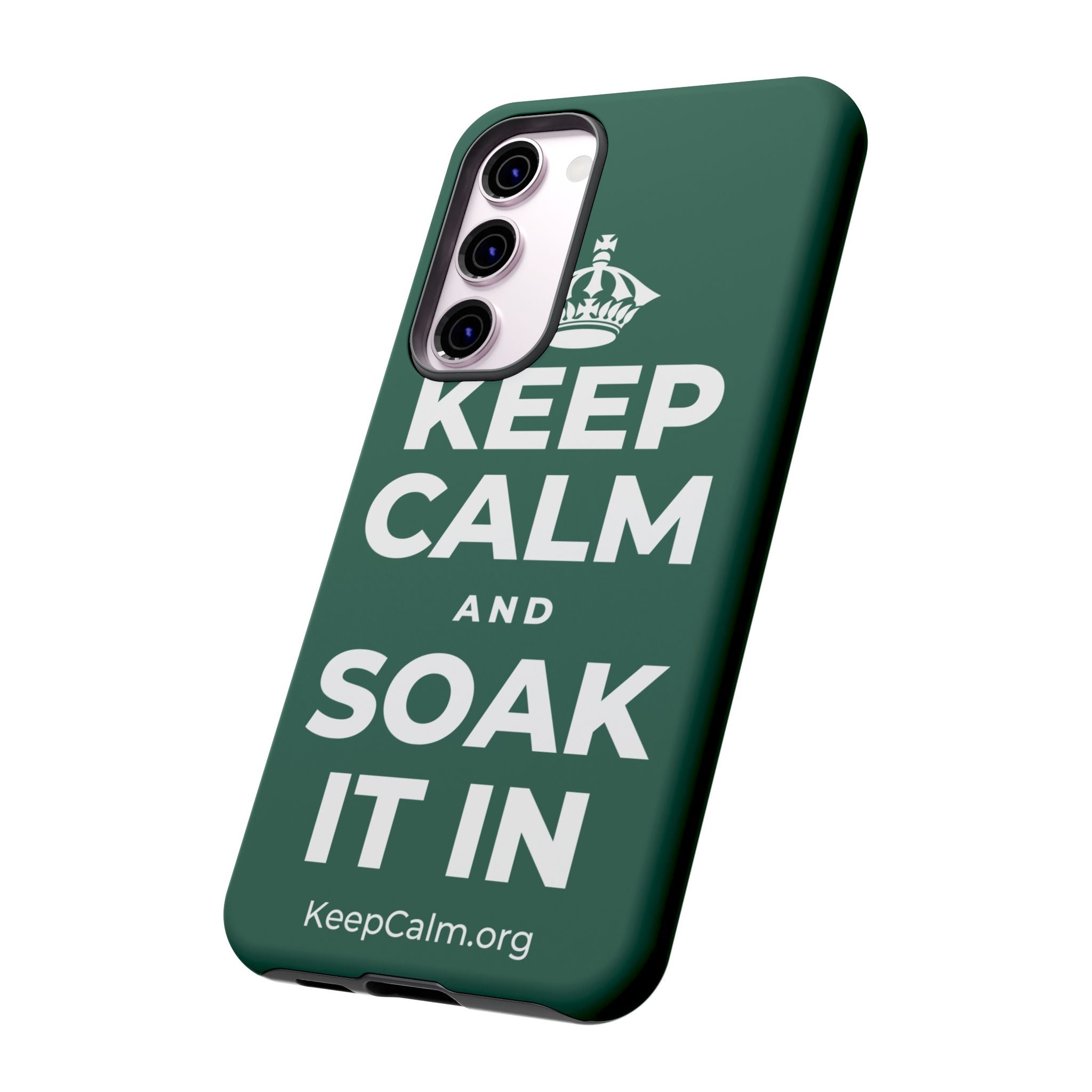 KEEP CALM AND SOAK IT IN Phone Case