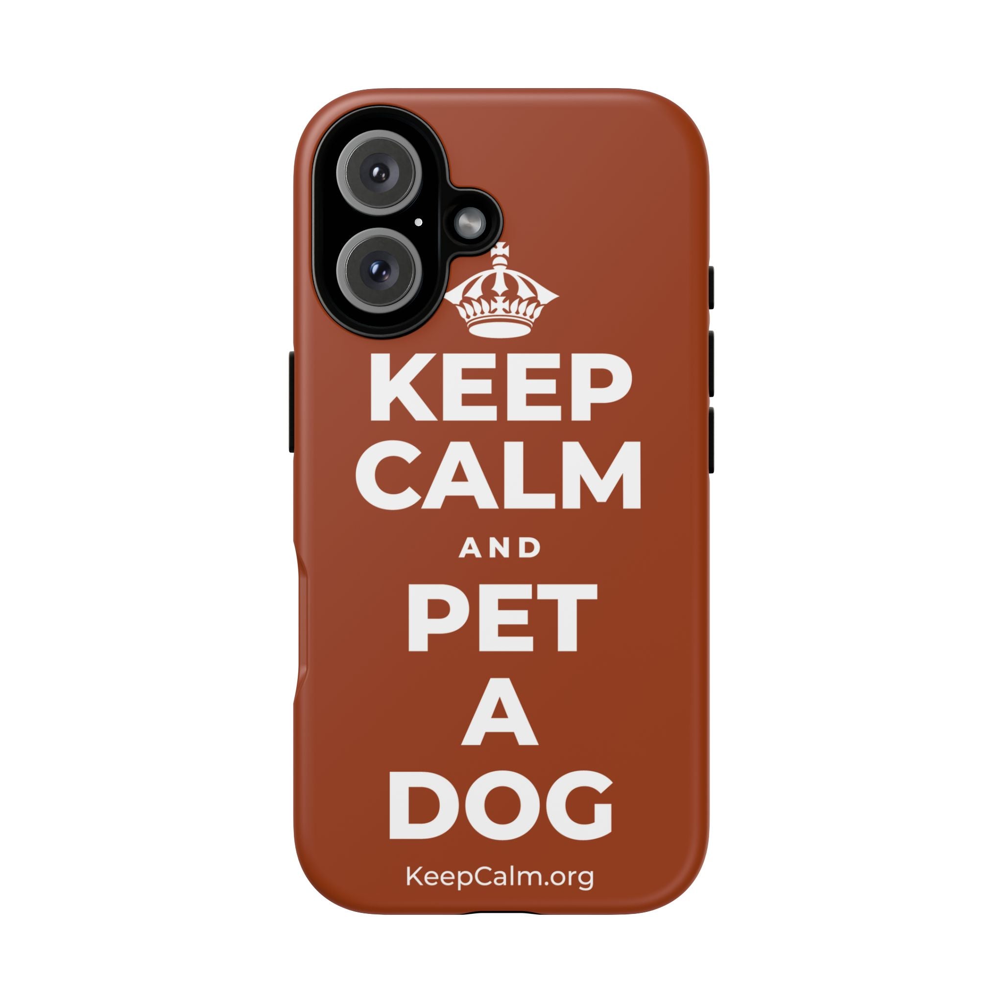 KEEP CALM AND PET A DOG Phone Case