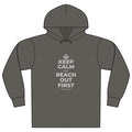 KEEP CALM AND REACH OUT FIRST Organic Hoodie Tee