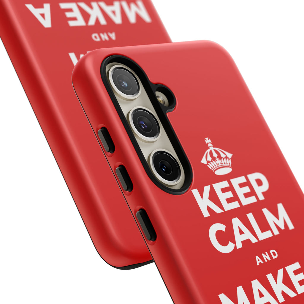 KEEP CALM AND MAKE A HAPPY MEMORY Phone Case