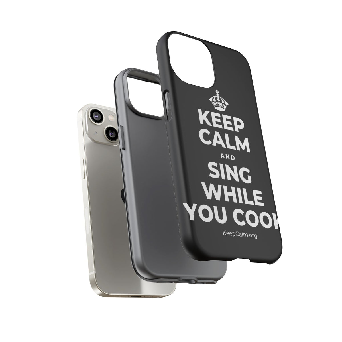 KEEP CALM AND SING WHILE YOU COOK Phone Case