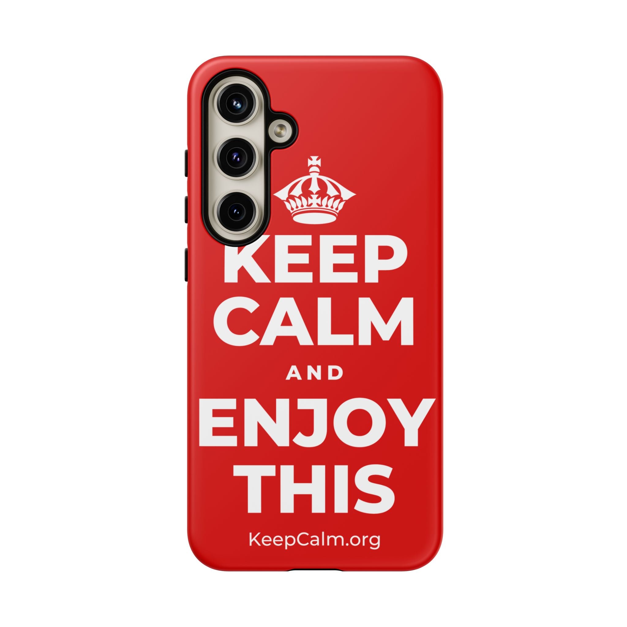 KEEP CALM AND ENJOY THIS Phone Case