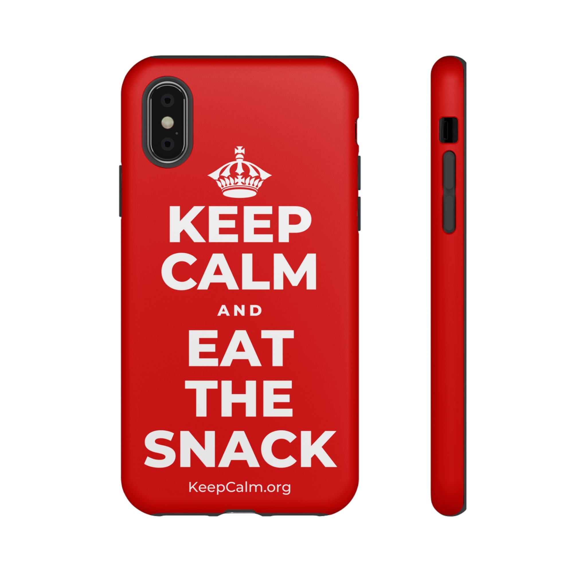 KEEP CALM AND EAT THE SNACK Phone Case
