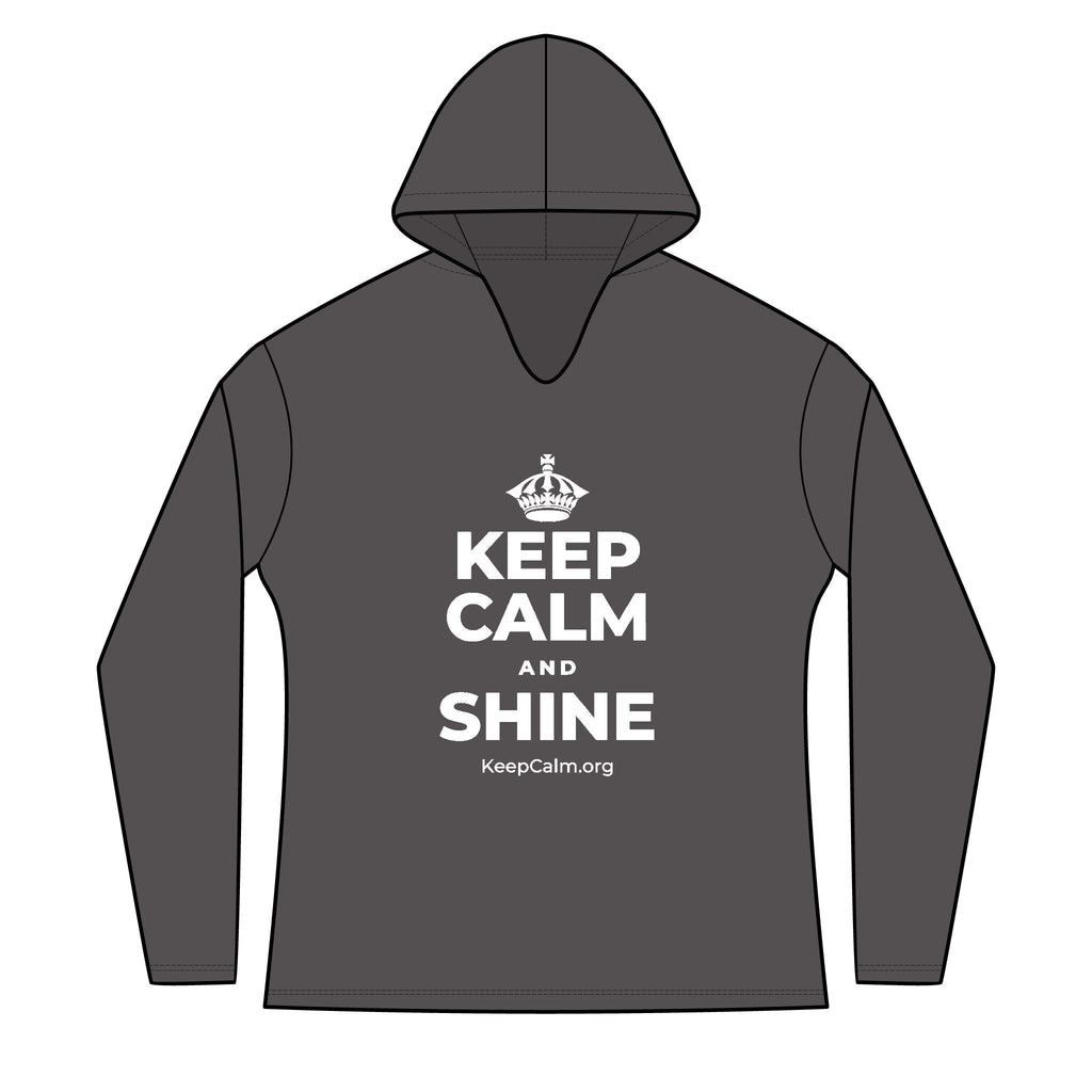 KEEP CALM AND SHINE Women's Long Sleeve Hoodie