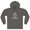 KEEP CALM AND STAY YOURSELF Organic Hoodie Tee