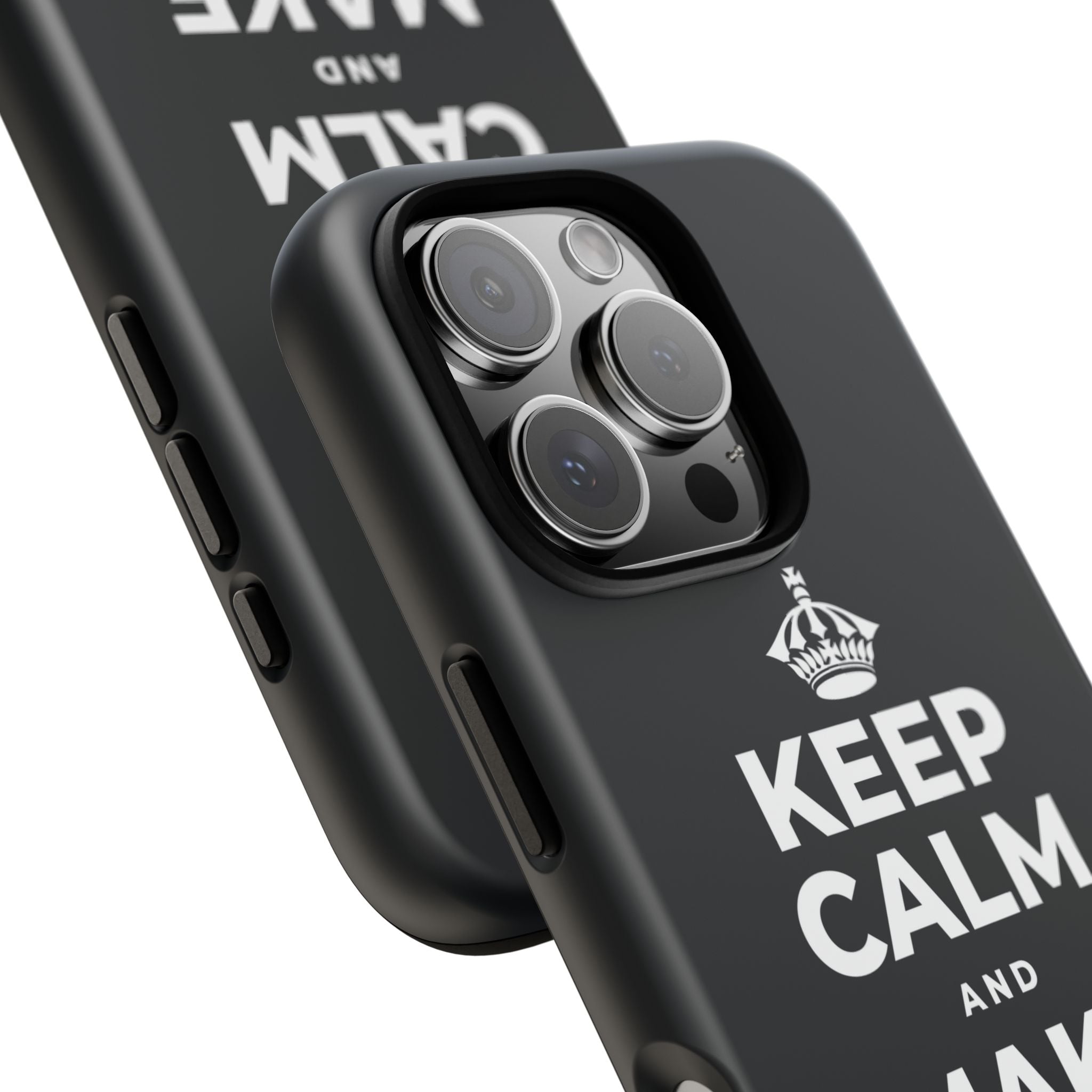 KEEP CALM AND MAKE MEMORIES Phone Case (Dark)