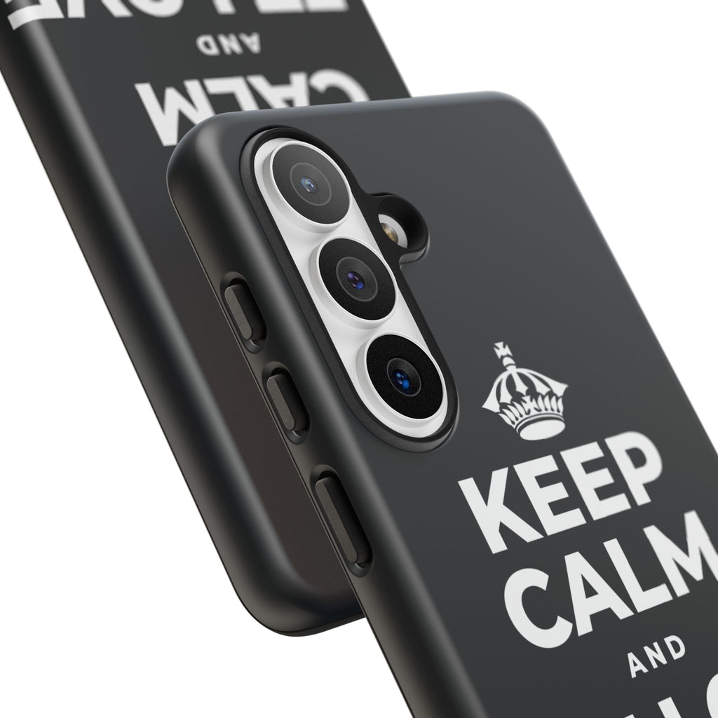 KEEP CALM AND LET LOVE FLOW Phone Case (Dark)