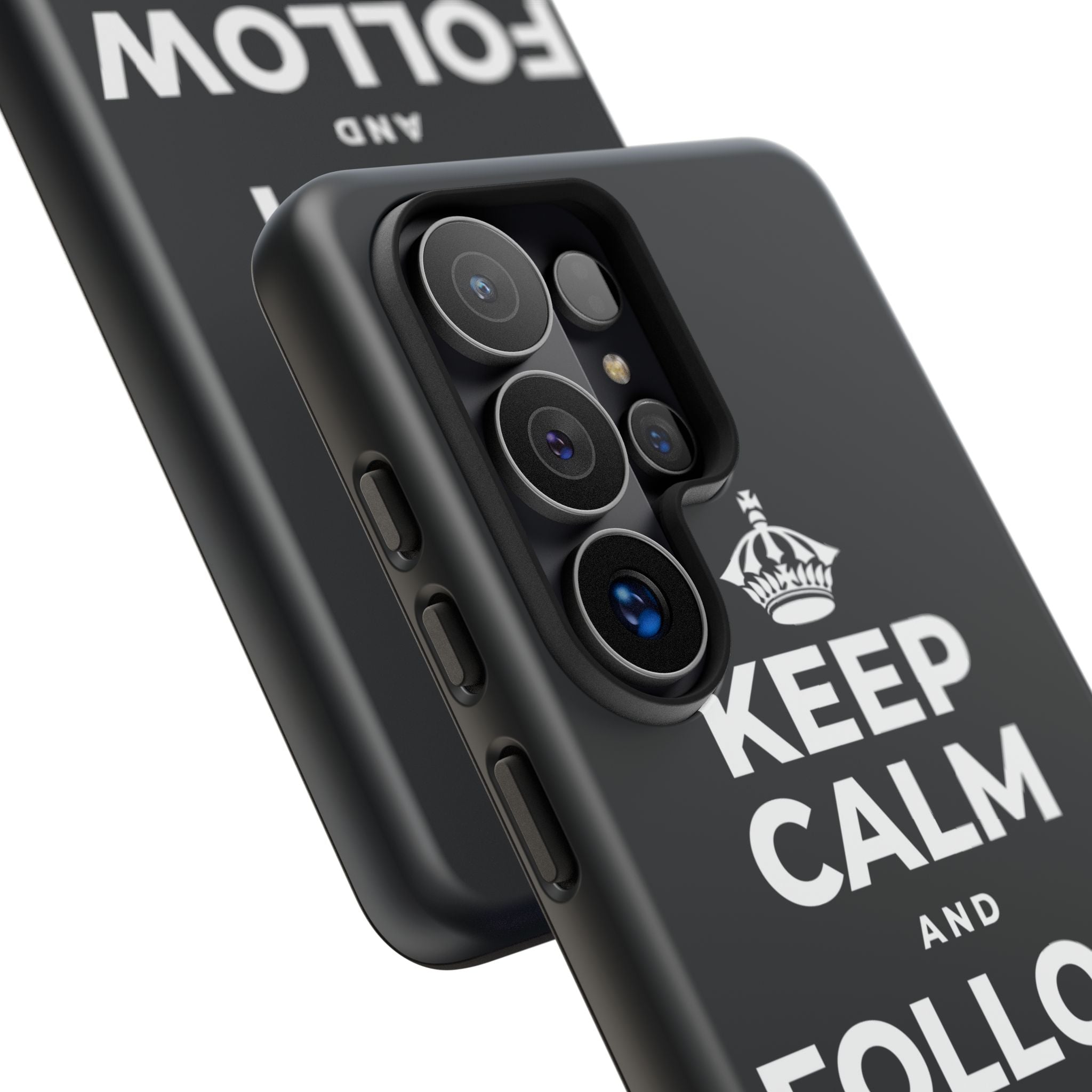 KEEP CALM AND FOLLOW YOUR HEART Phone Case (Dark)