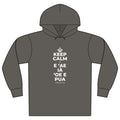 KEEP CALM A E ʻAE IĀ ʻOE E PUA Organic Hoodie Tee