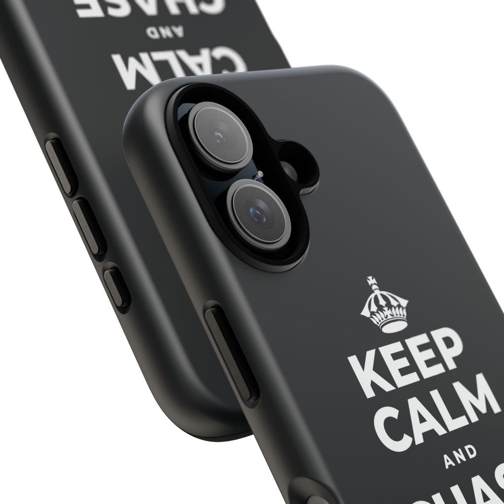 KEEP CALM AND CHASE GREATNESS Phone Case (Dark)