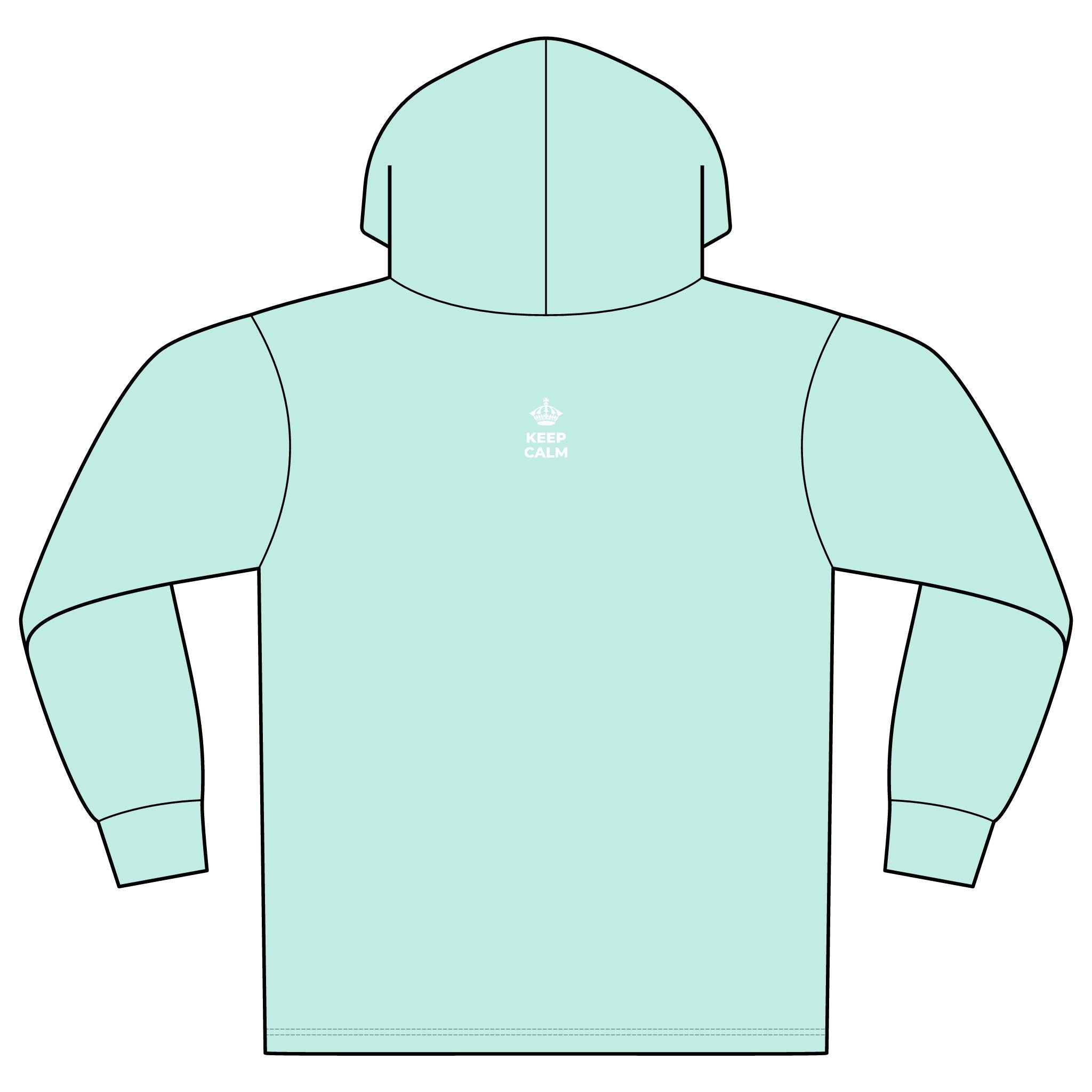 KEEP CALM AND BEE HAPPY Organic Hoodie Tee