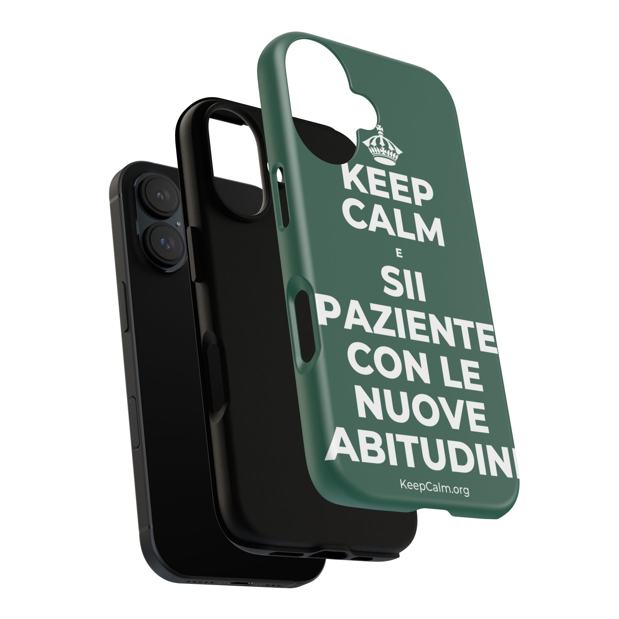 KEEP CALM E SII PAZIENTE CON LE NUOVE ABITUDINI Phone Case