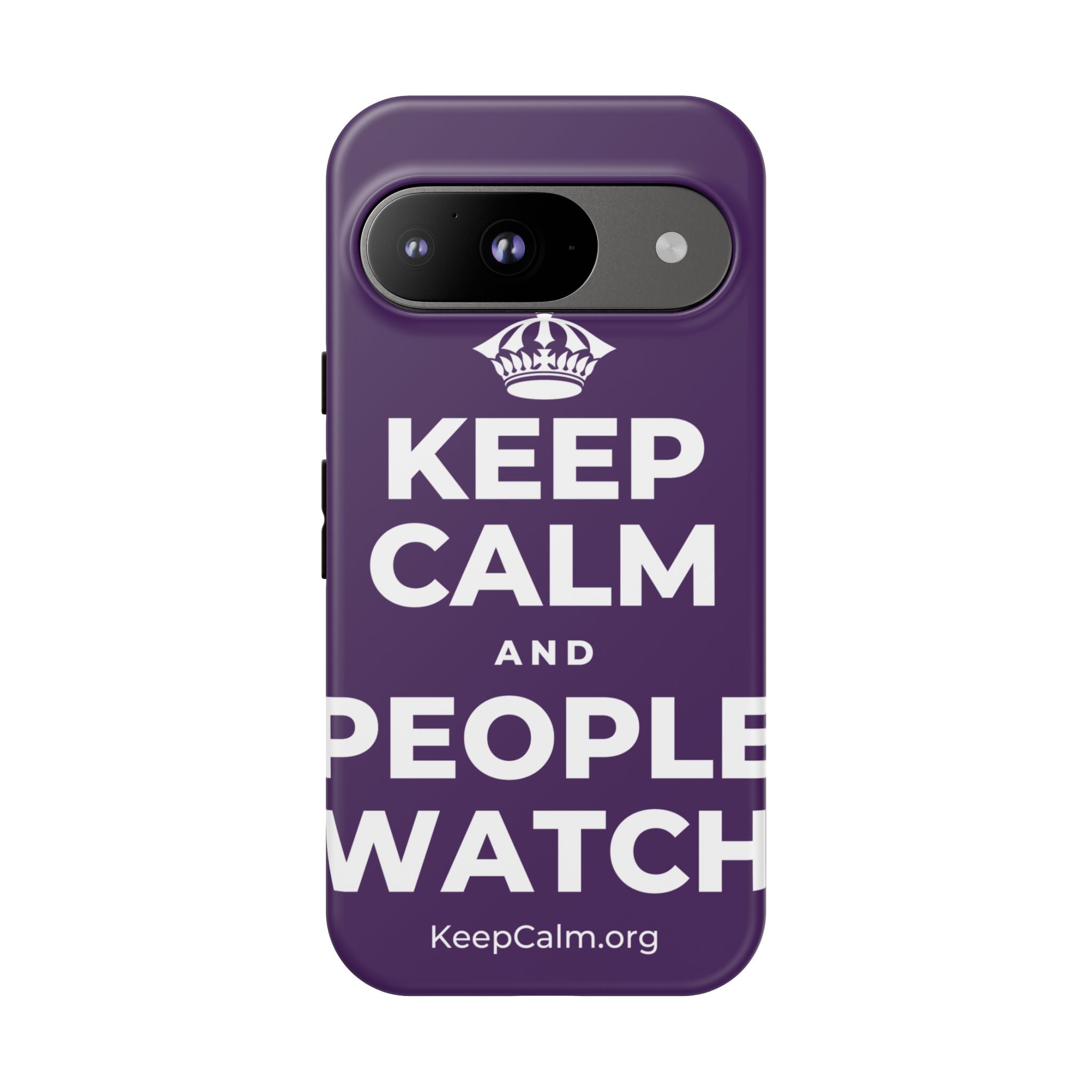 KEEP CALM AND PEOPLE WATCH Phone Case