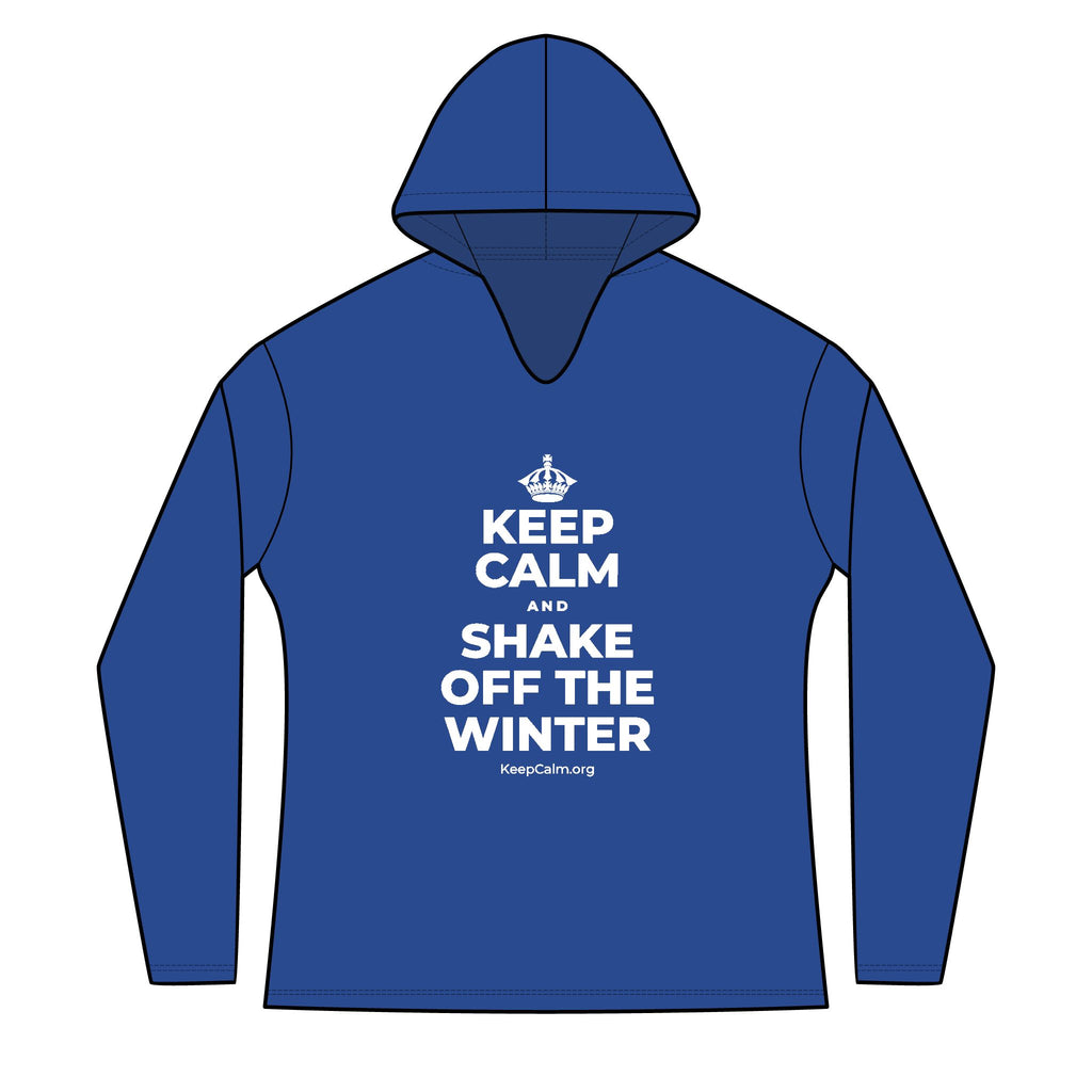 KEEP CALM AND SHAKE OFF THE WINTER Women's Long Sleeve Hoodie