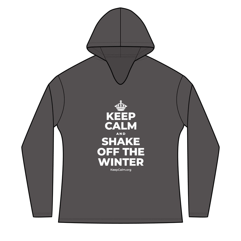 KEEP CALM AND SHAKE OFF THE WINTER Women's Long Sleeve Hoodie