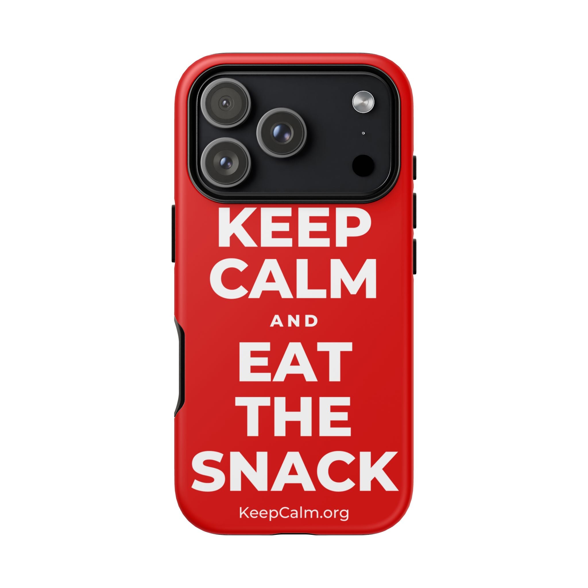 KEEP CALM AND EAT THE SNACK Phone Case