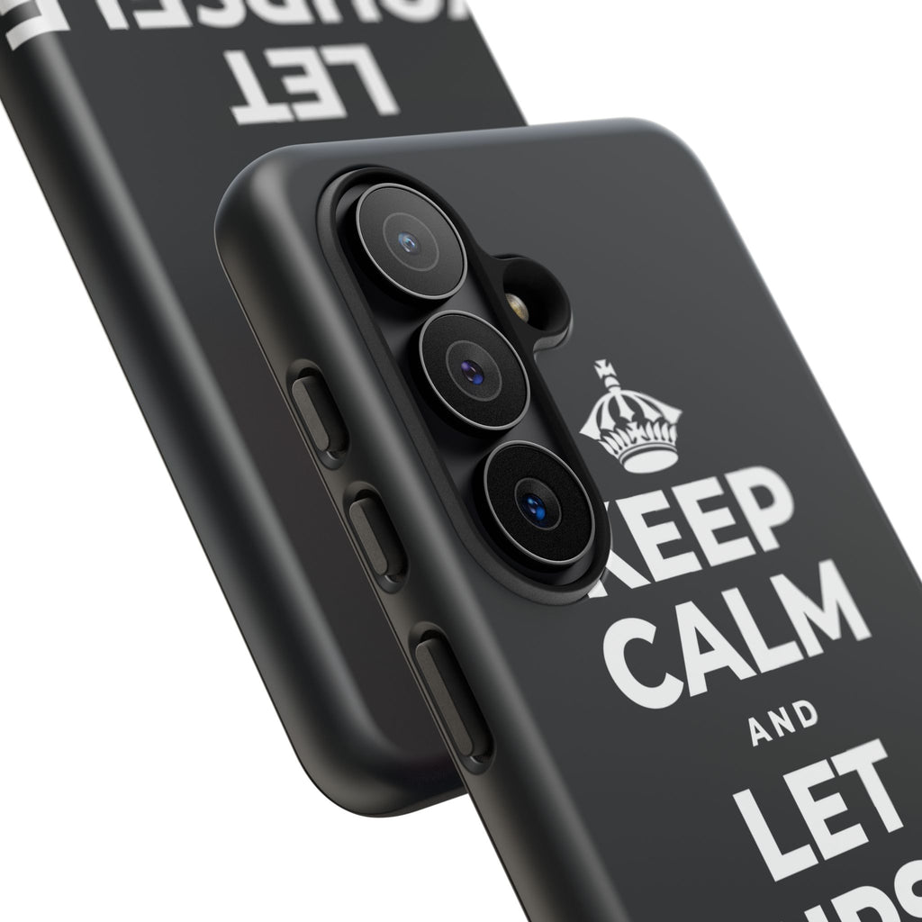 KEEP CALM AND LET YOURSELF SLOW DOWN Phone Case (Dark)